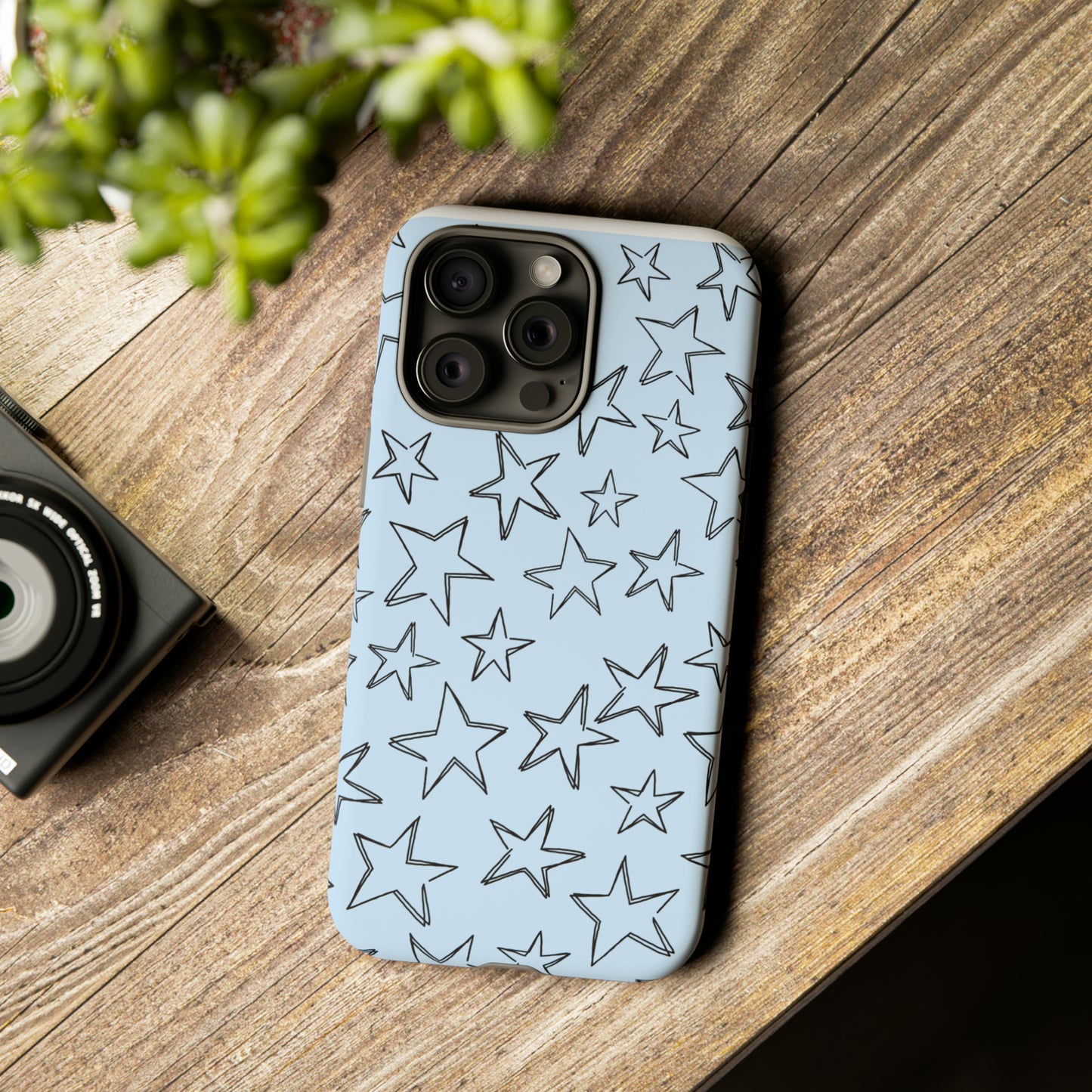 Light Blue Star Case
