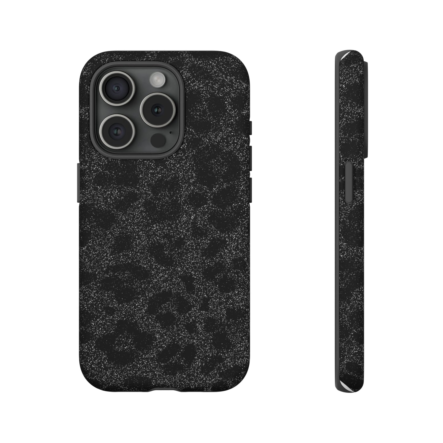 Black Leopard Print Case