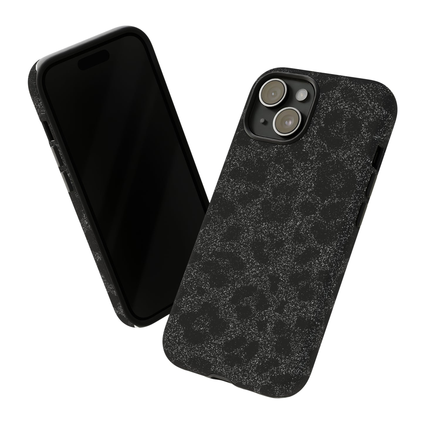 Black Leopard Print Case