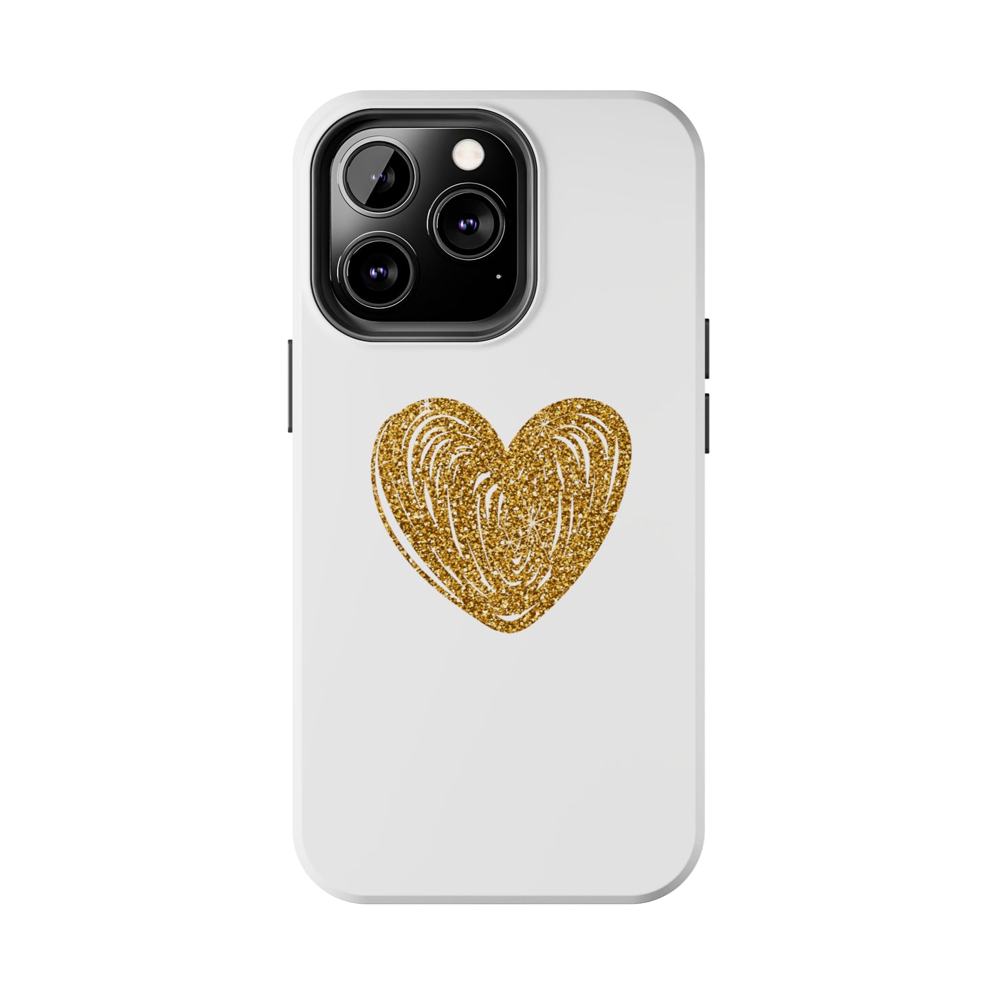 Golden Heart Phone Case