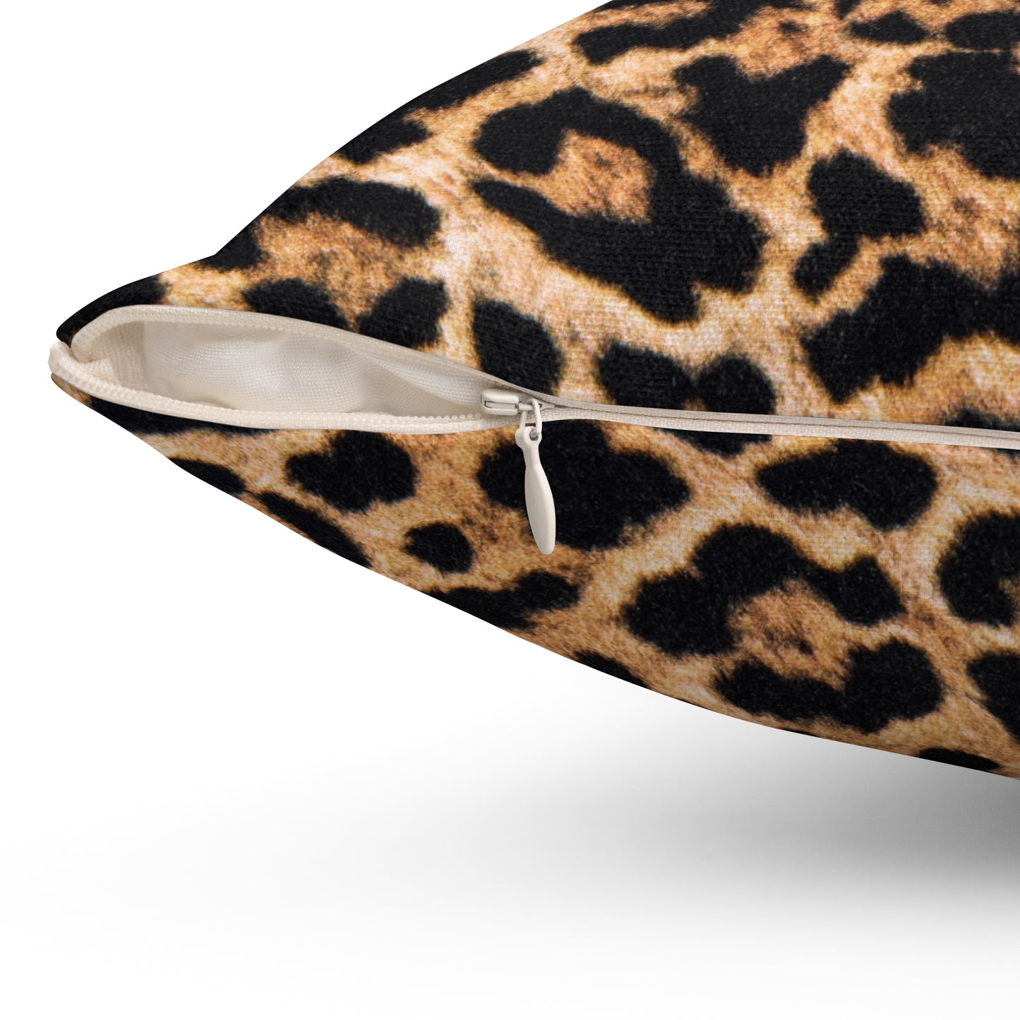 Leopard Print Square Pillow