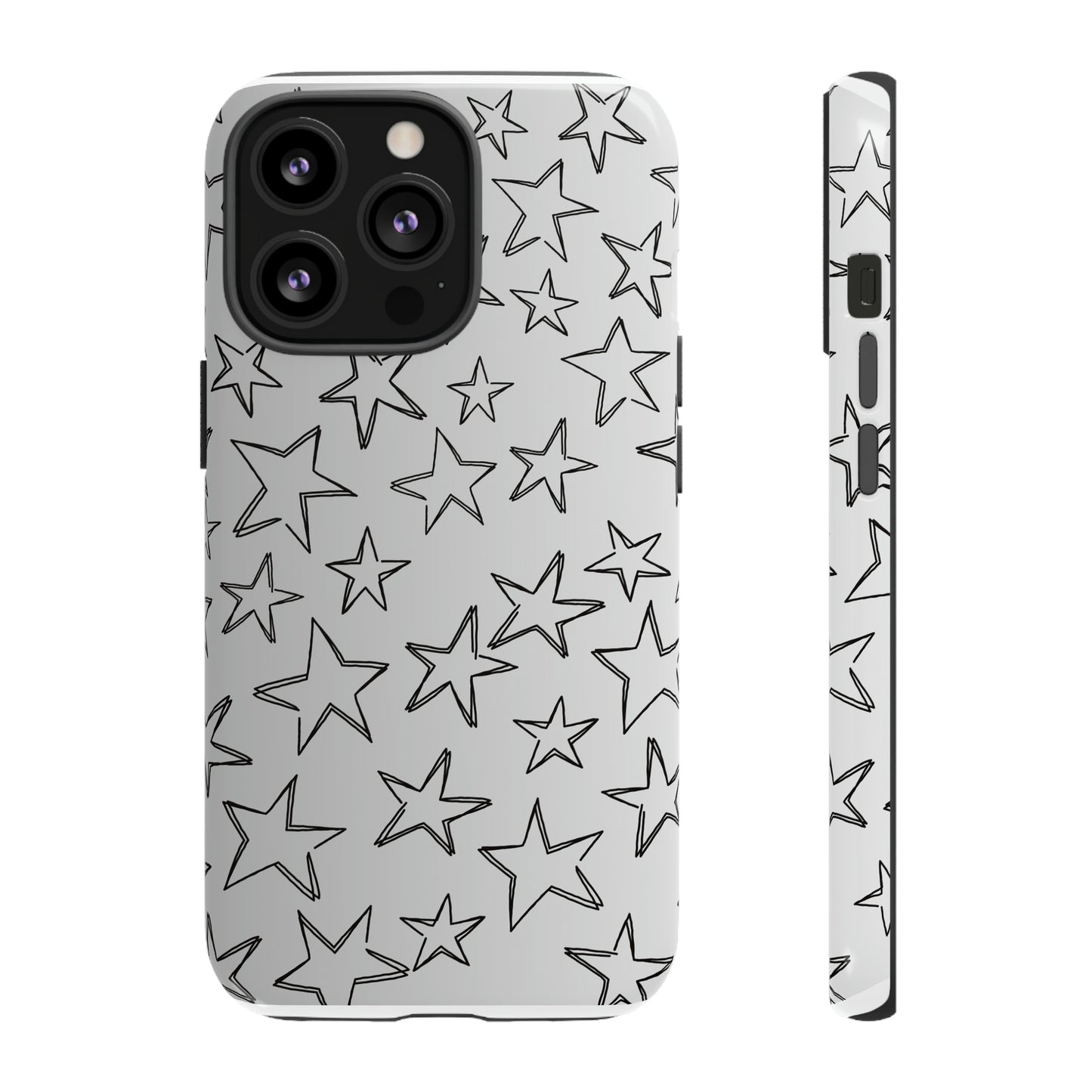 Black to White Fade Star Case