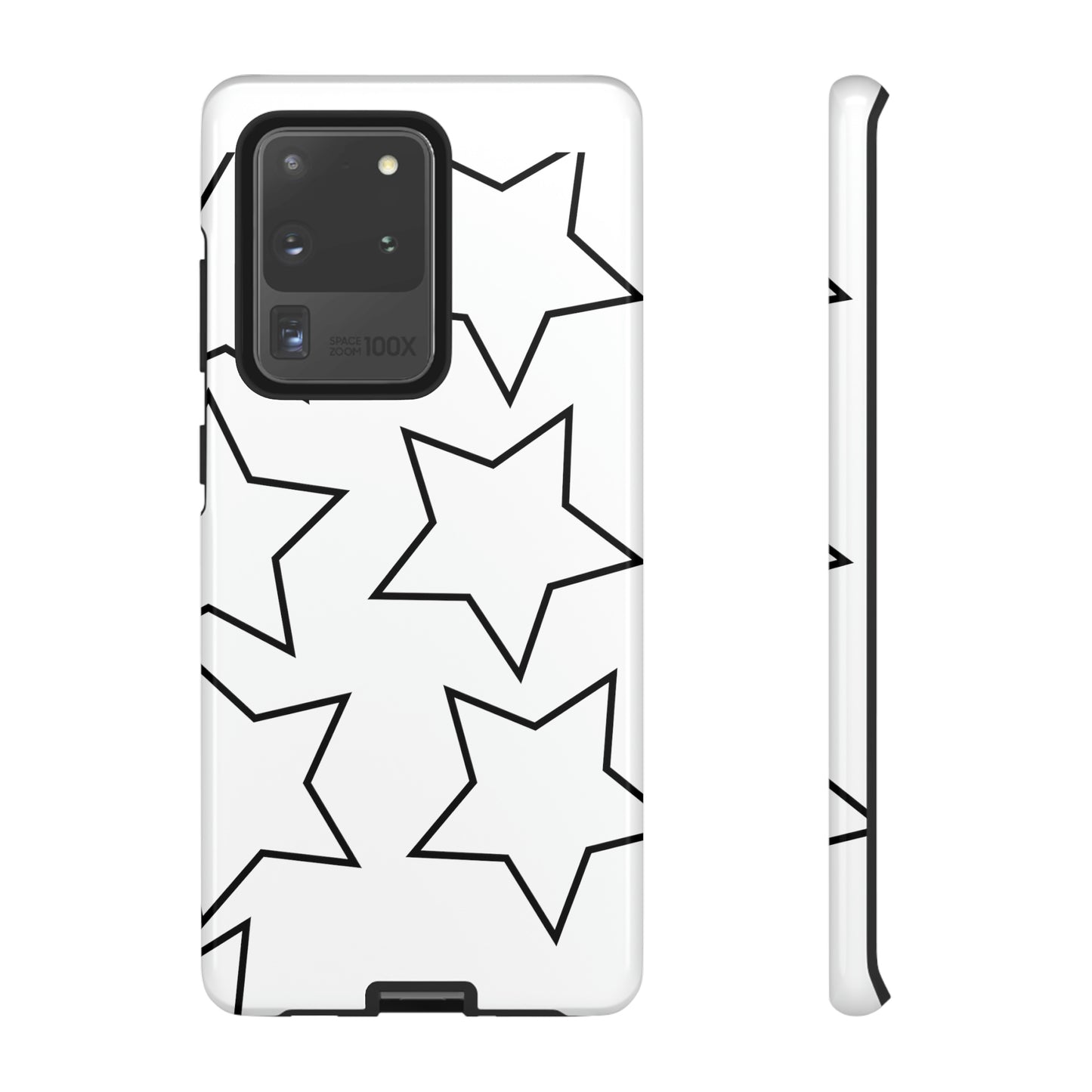 White Big Stars Case