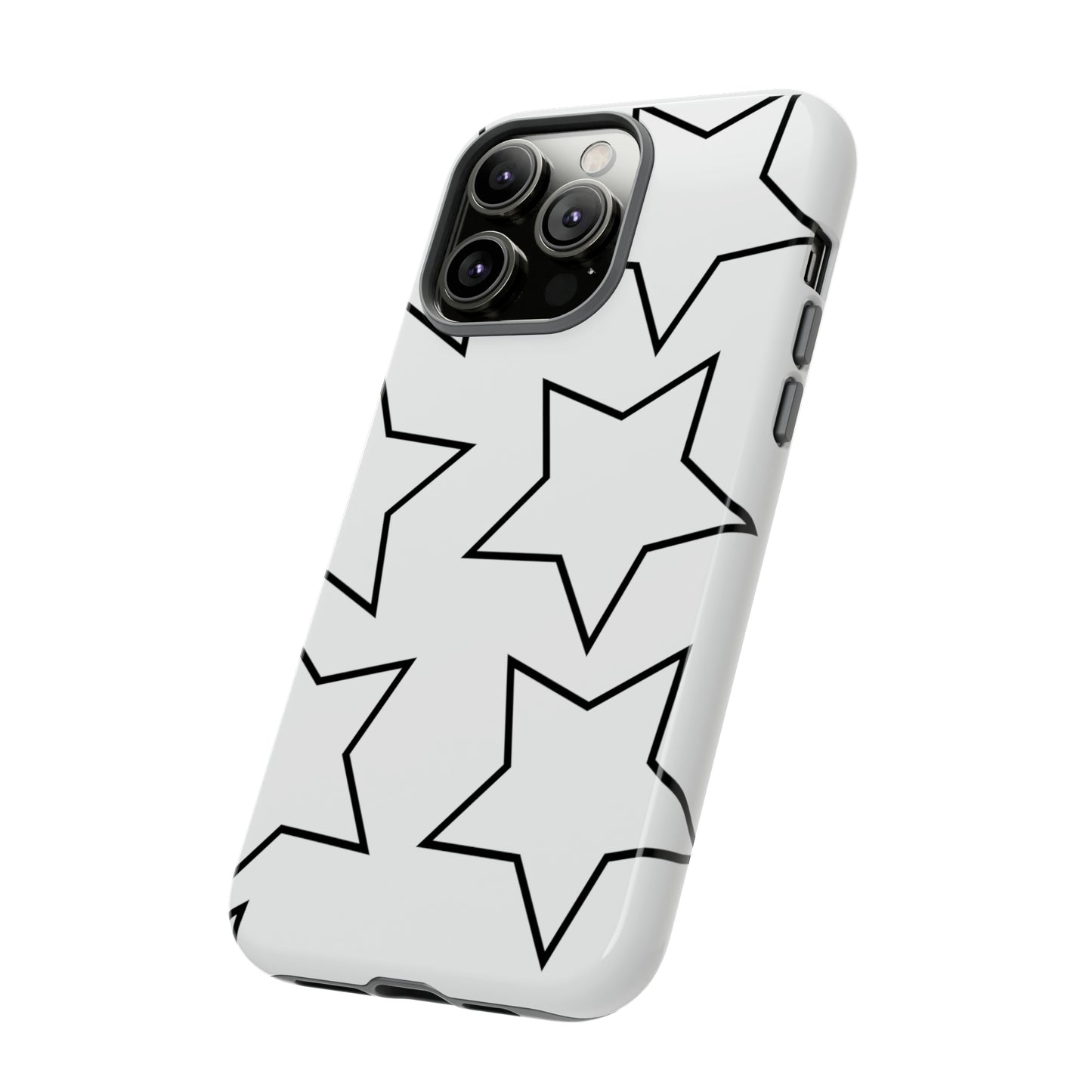 White Big Stars Case