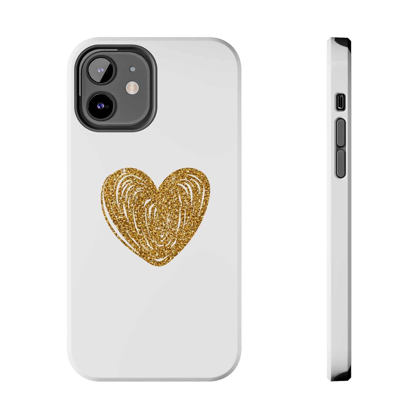 Golden Heart Phone Case