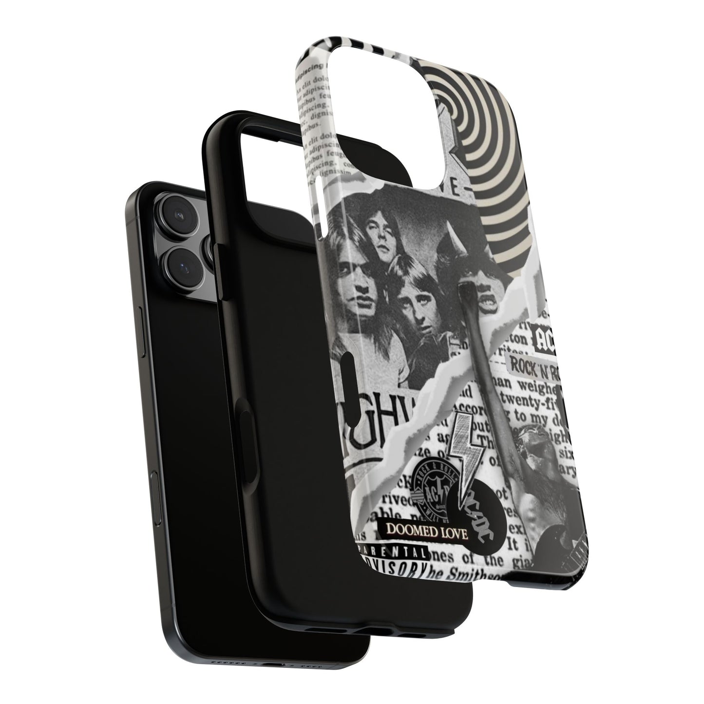 Rock Band Phone Case | Tough Cases, AC/DC Design, Music Lover Gift, Unique Phone Accessory, Birthday Present