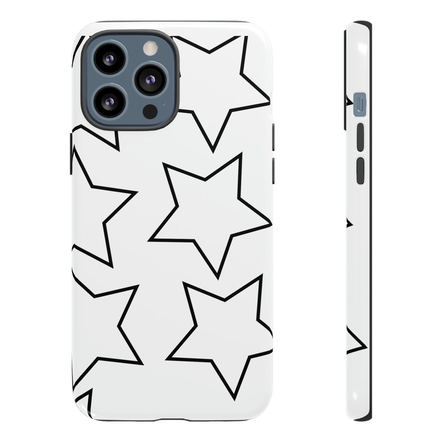 White Big Stars Case