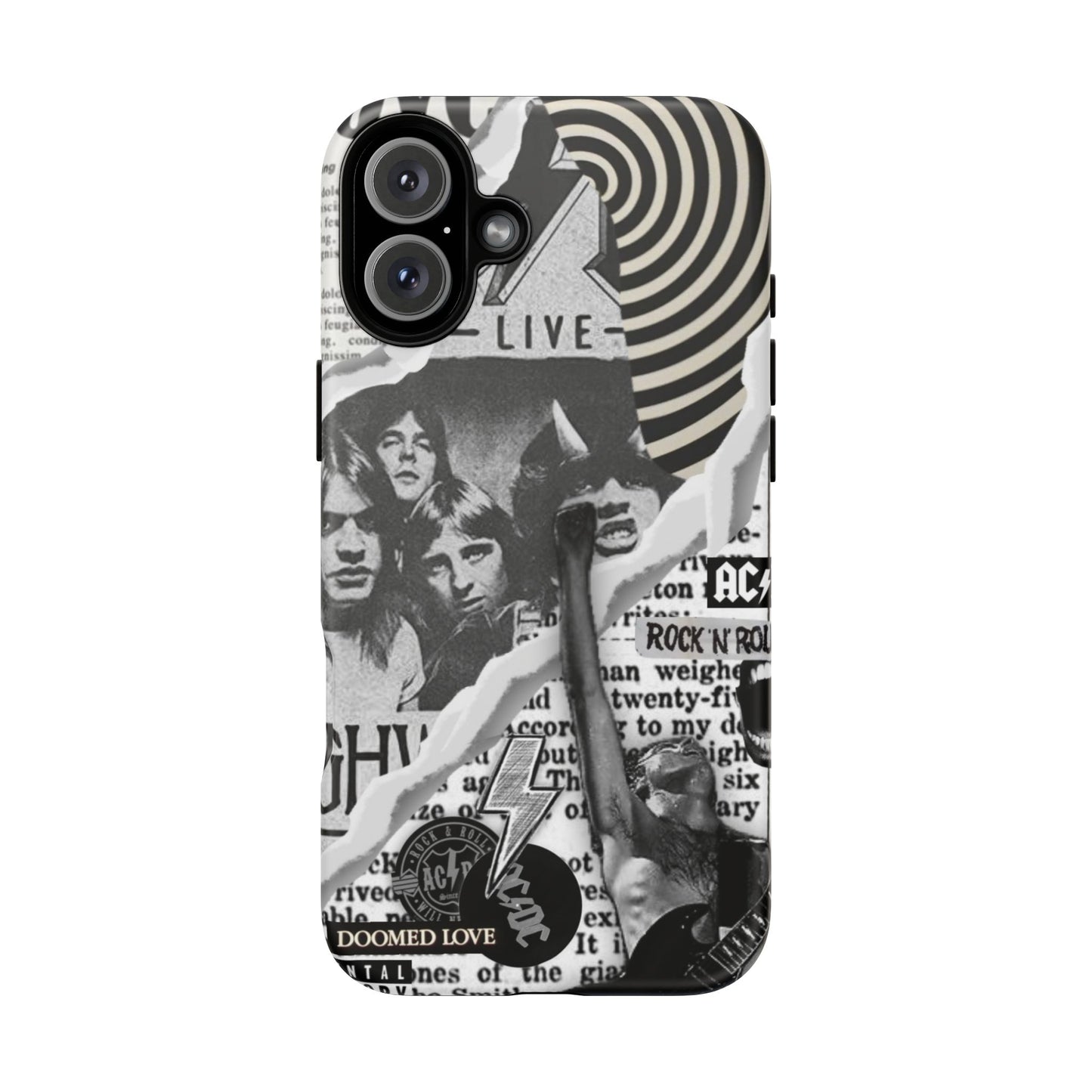 Rock Band Phone Case | Tough Cases, AC/DC Design, Music Lover Gift, Unique Phone Accessory, Birthday Present