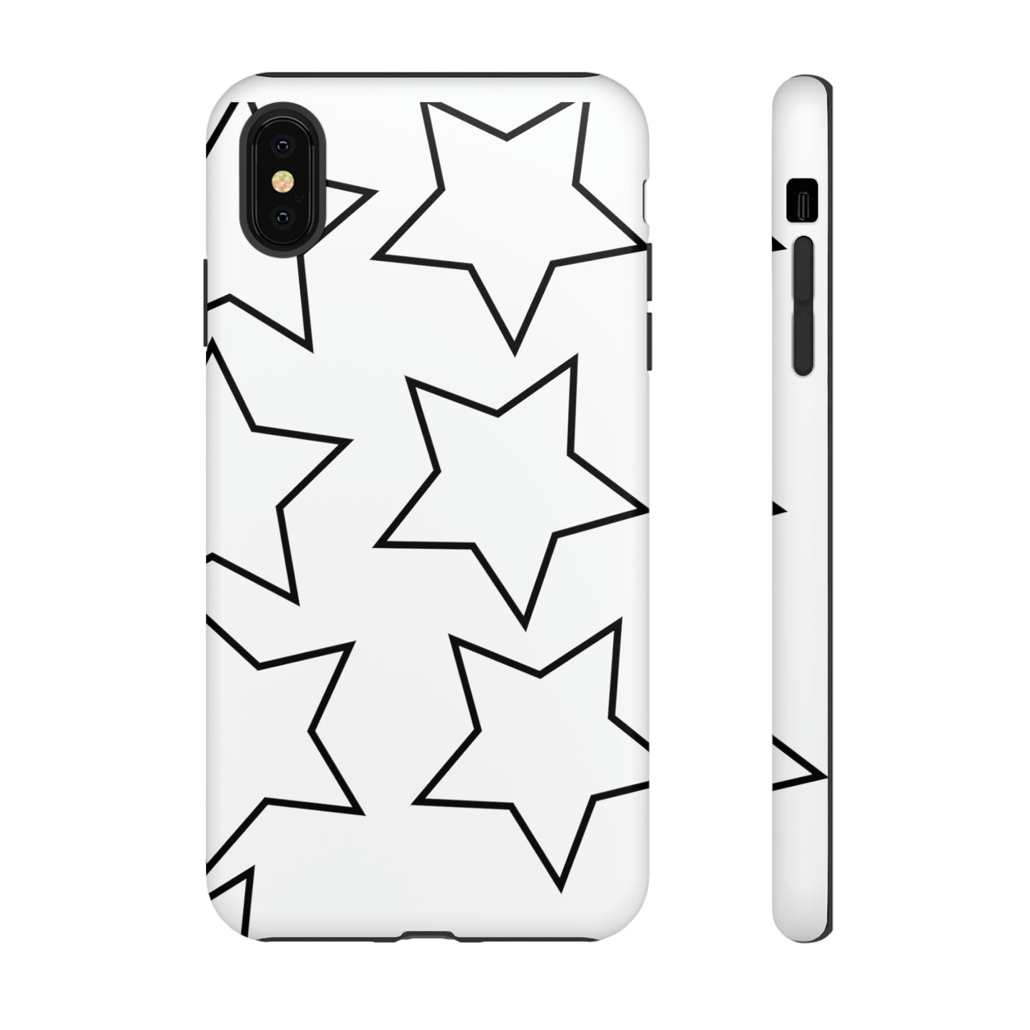 White Big Stars Case