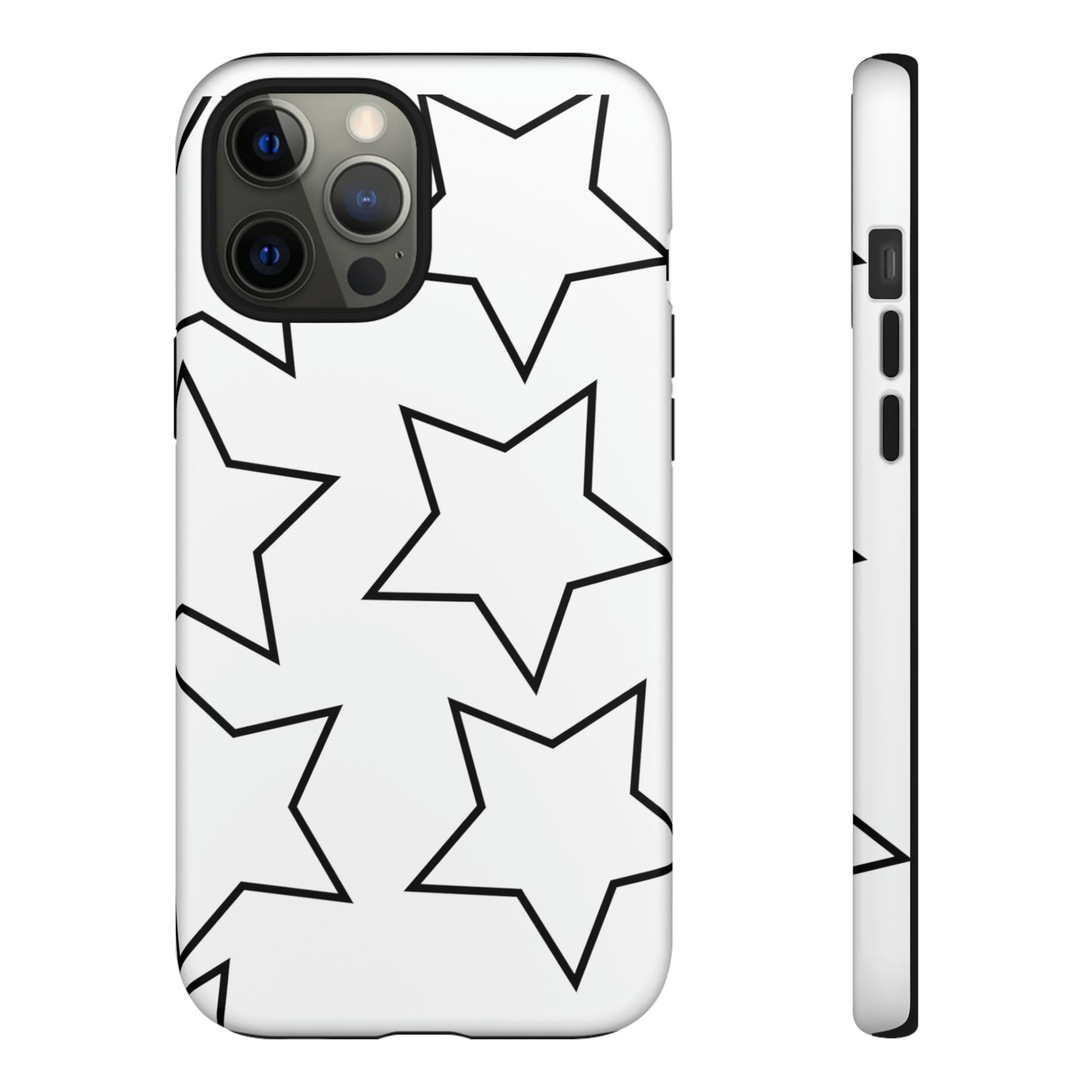 White Big Stars Case