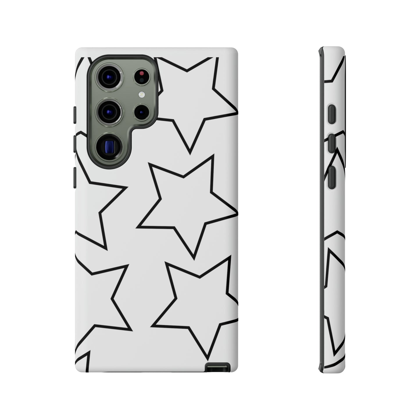 White Big Stars Case