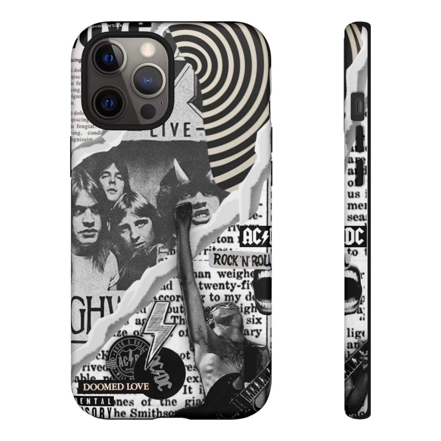 Rock Band Phone Case | Tough Cases, AC/DC Design, Music Lover Gift, Unique Phone Accessory, Birthday Present
