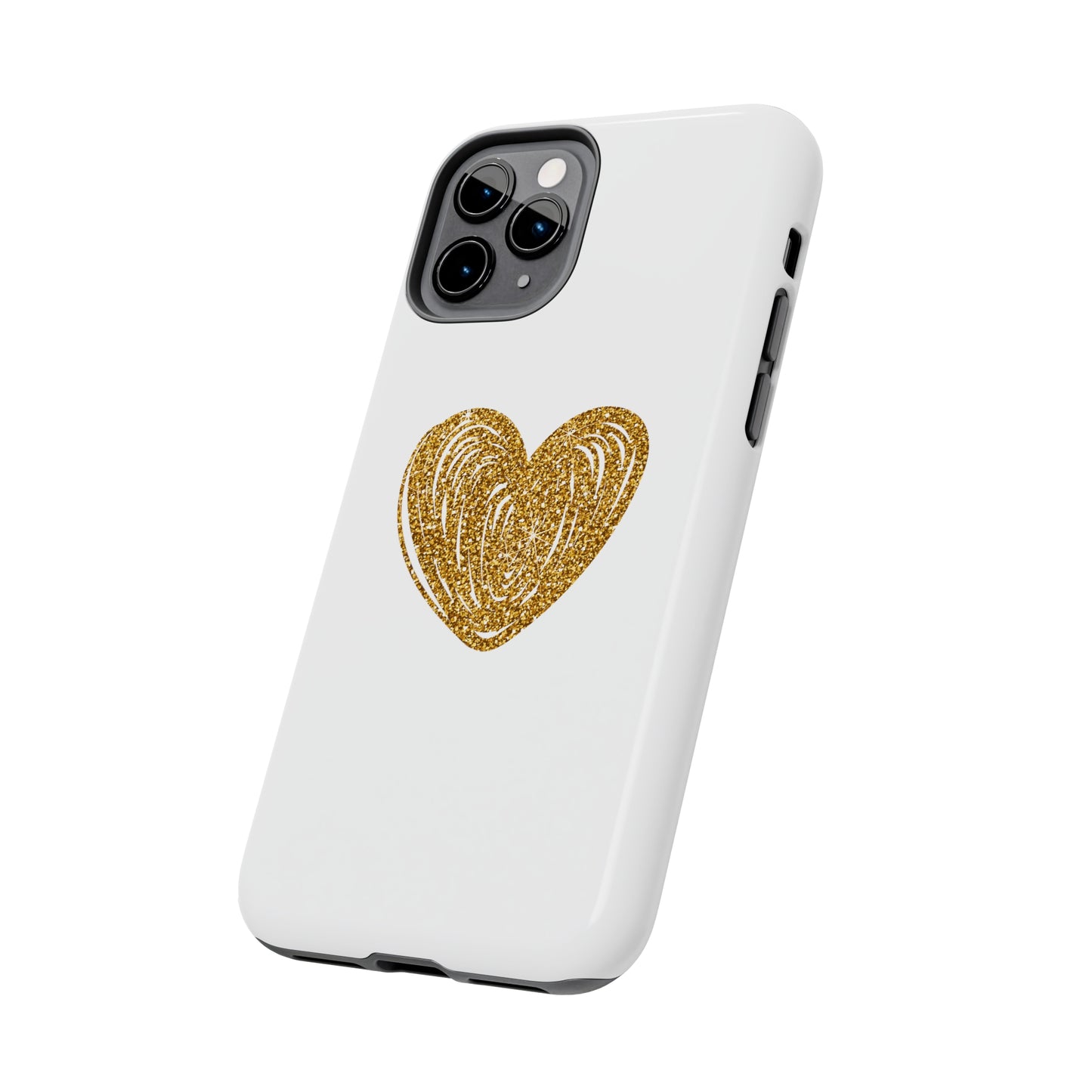 Golden Heart Phone Case