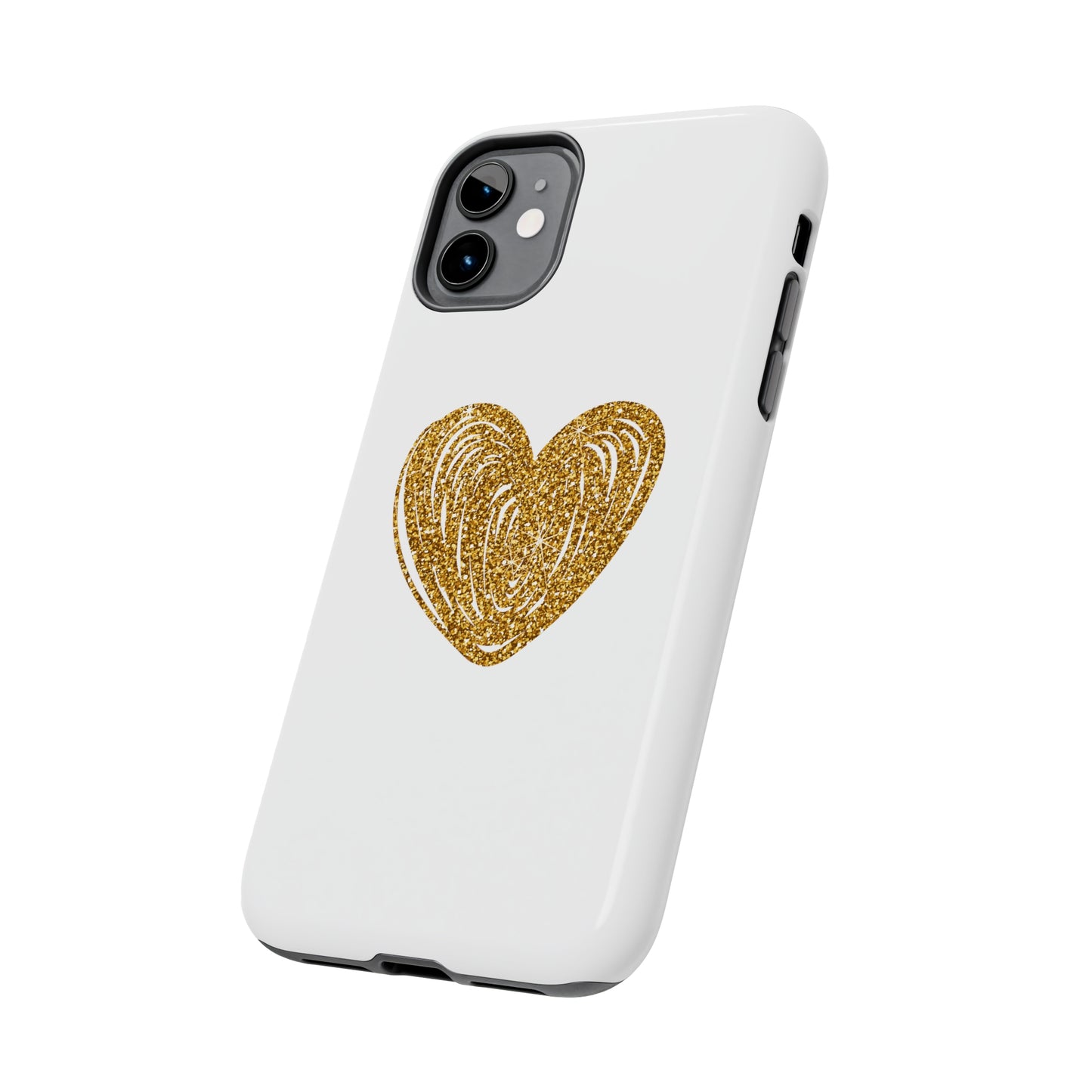 Golden Heart Phone Case