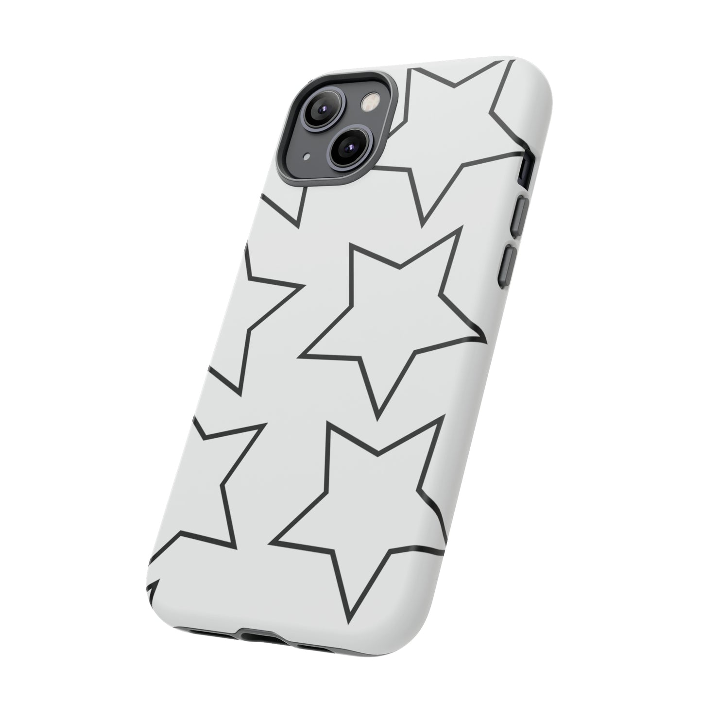 White Big Stars Case