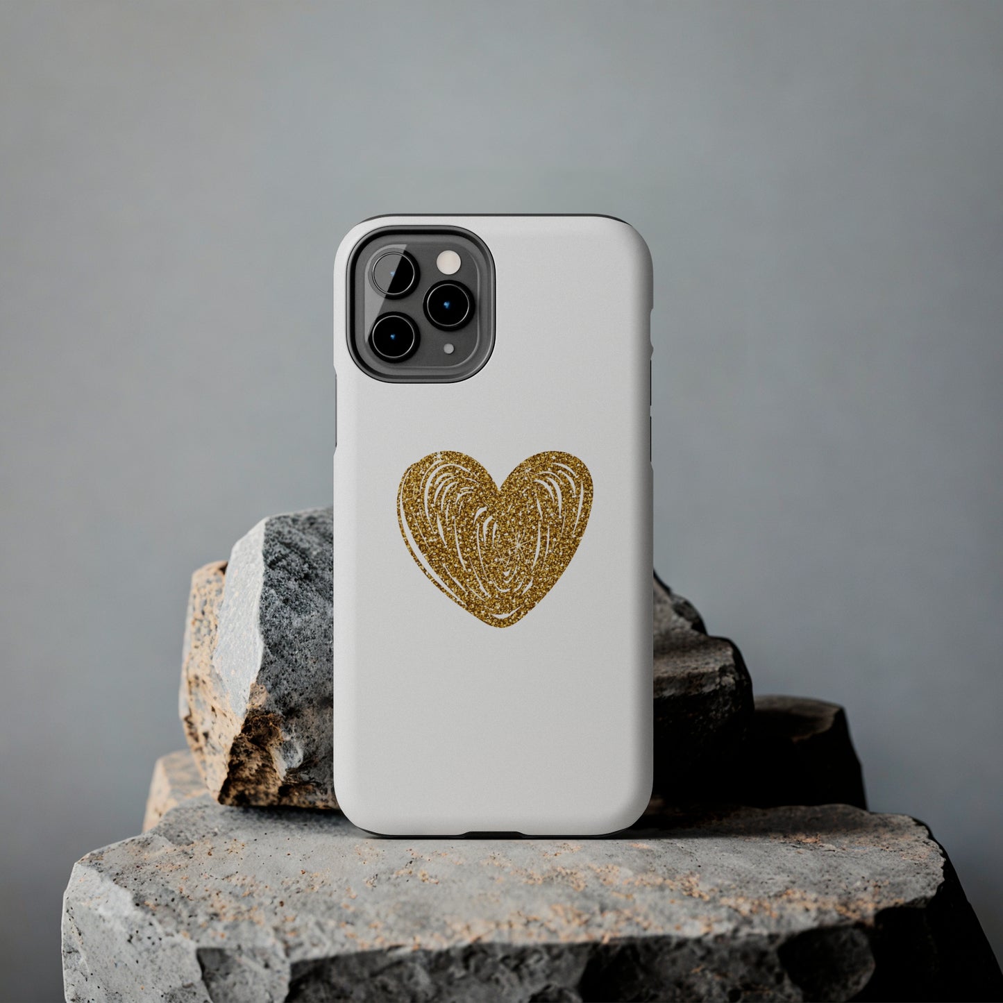 Golden Heart Phone Case