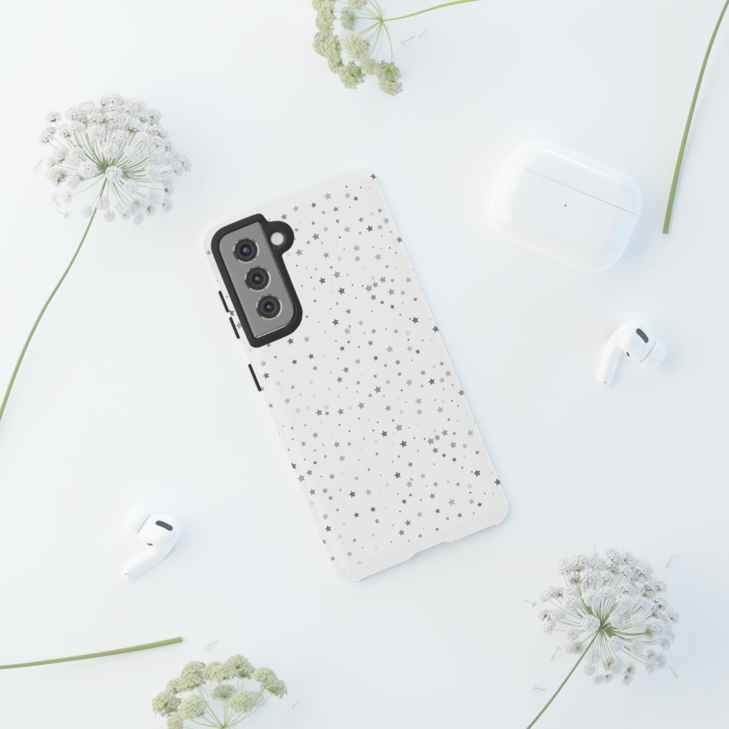 White Tiny Stars Case