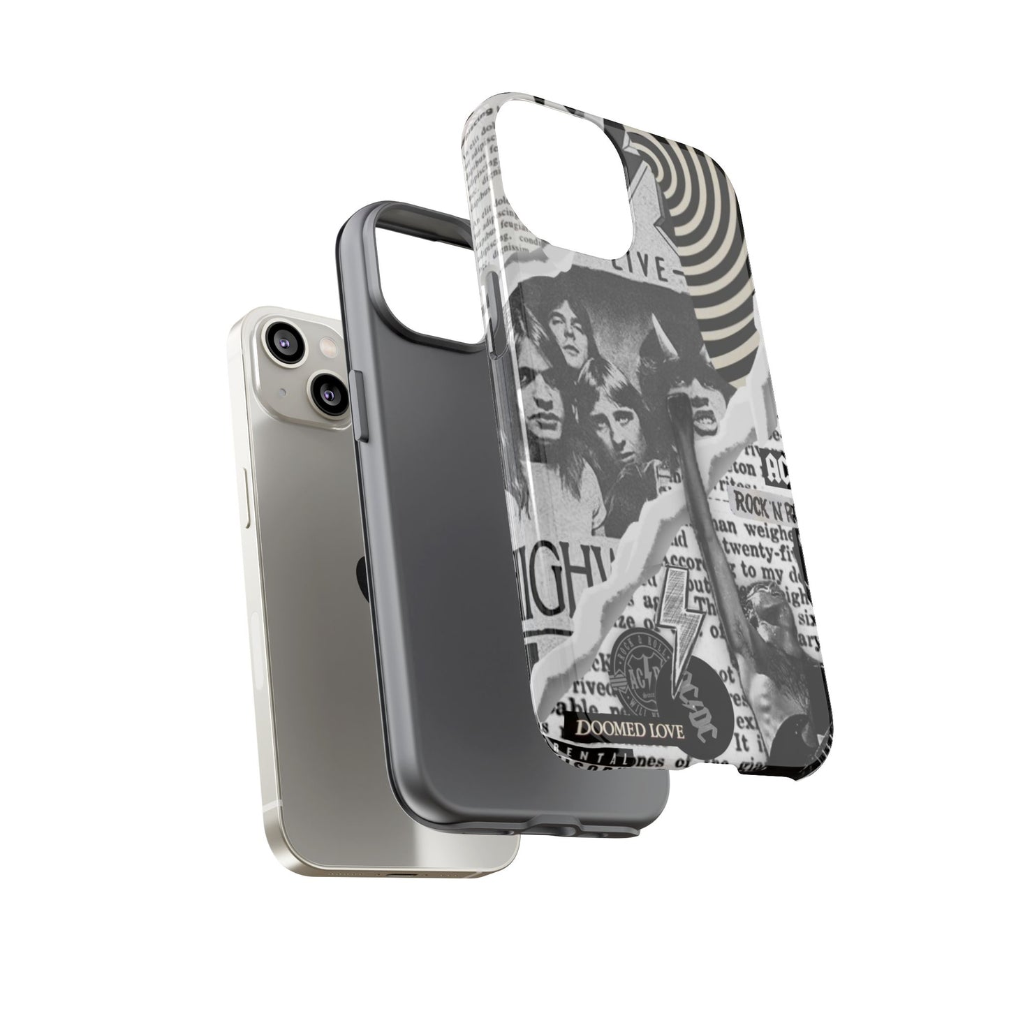 Rock Band Phone Case | Tough Cases, AC/DC Design, Music Lover Gift, Unique Phone Accessory, Birthday Present