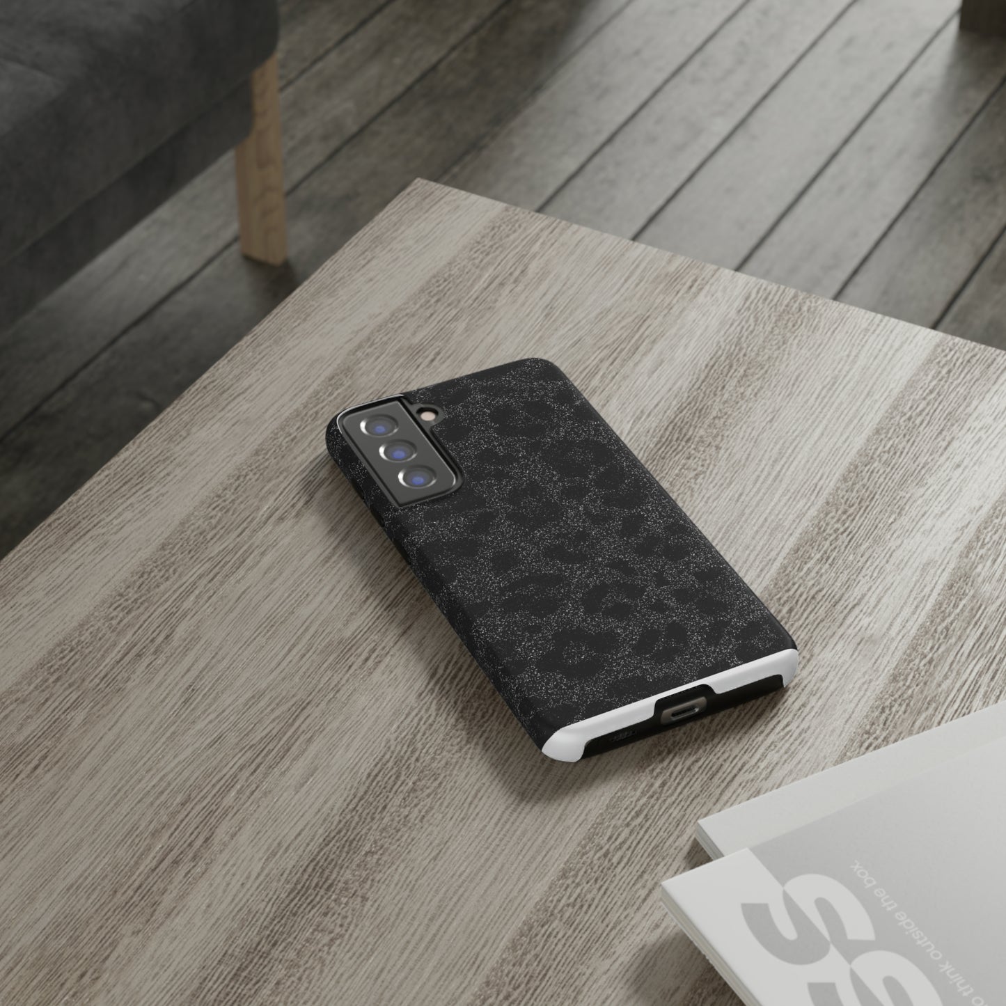 Black Leopard Print Case