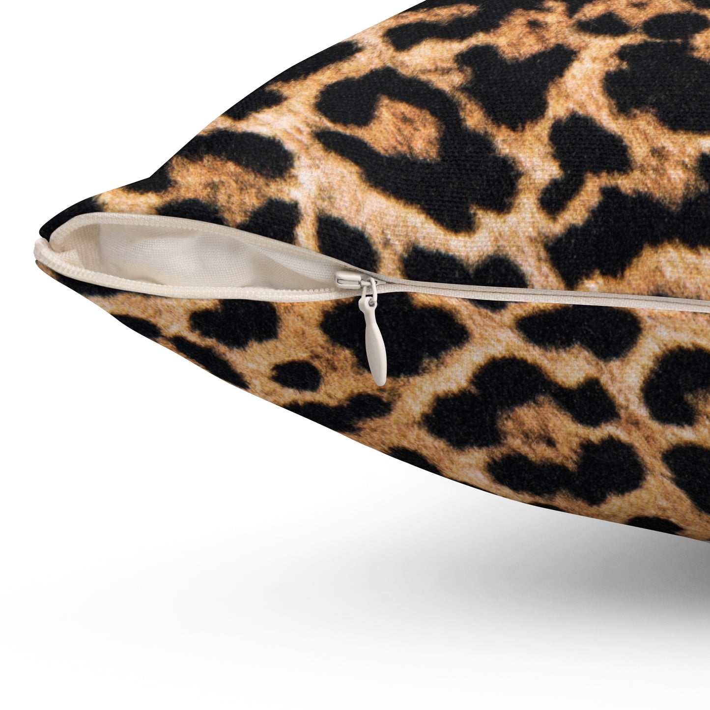 Leopard Print Square Pillow