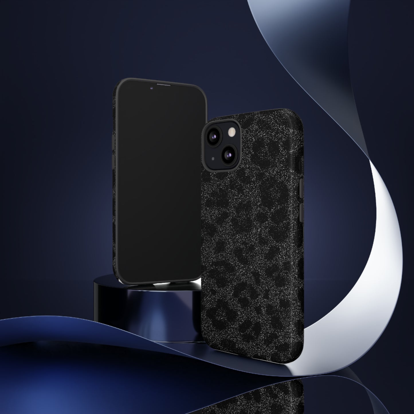 Black Leopard Print Case