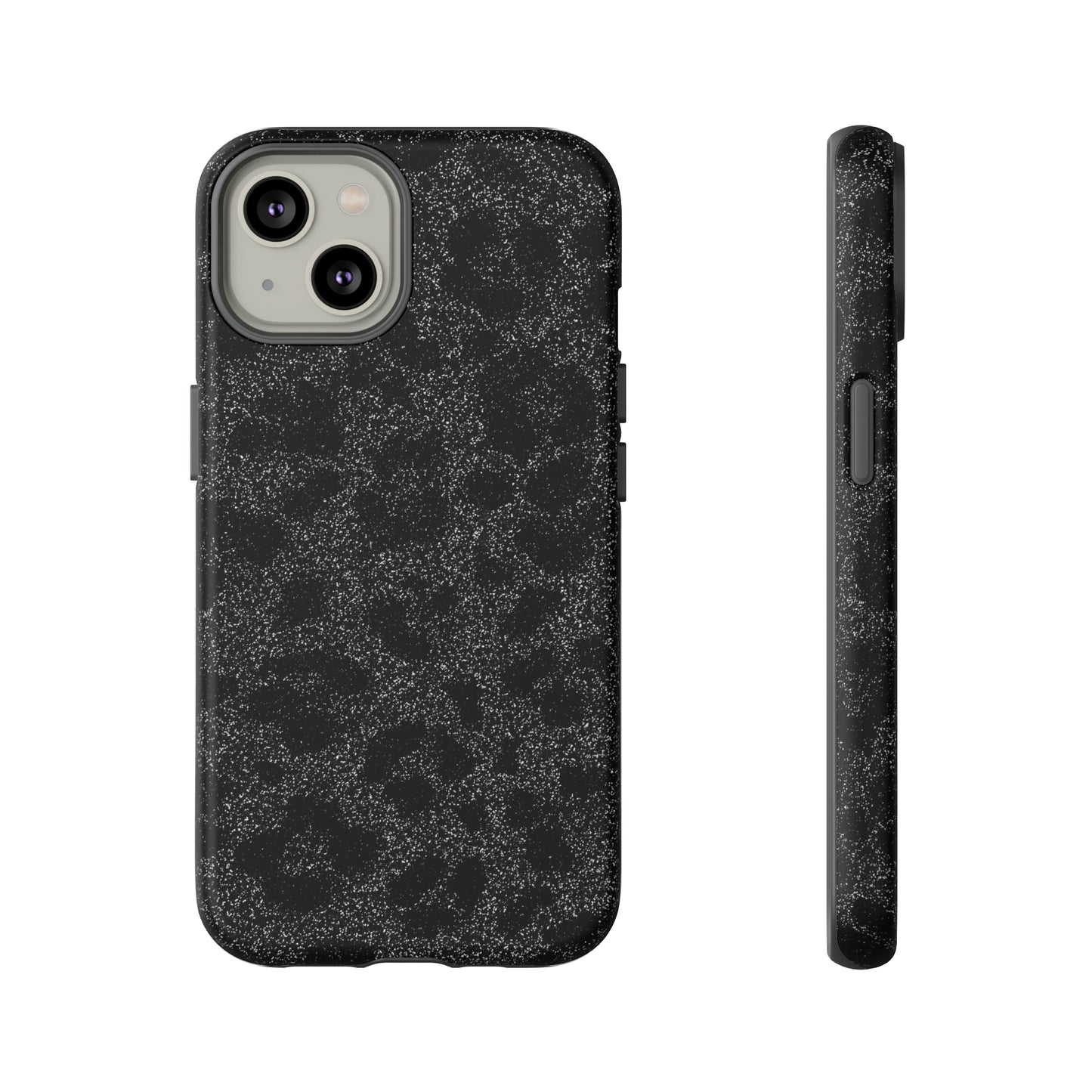 Black Leopard Print Case