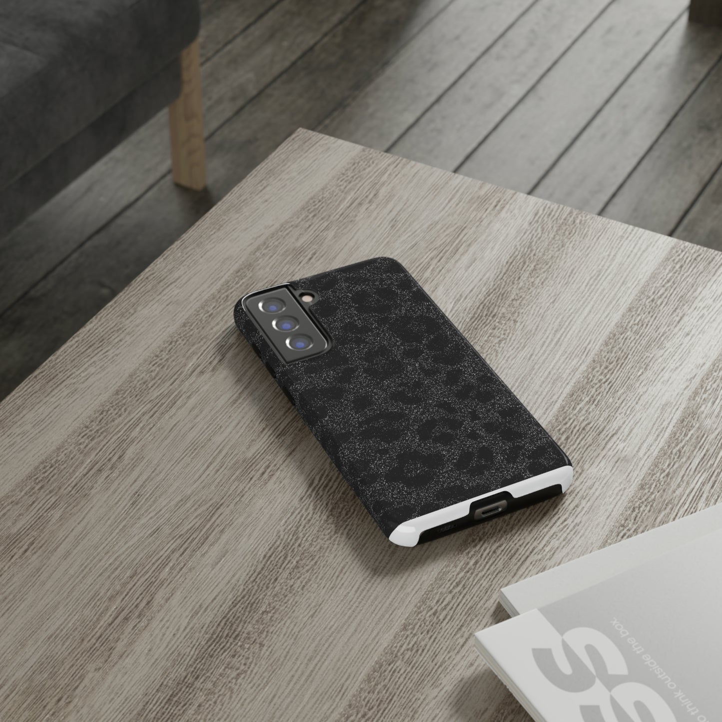 Black Leopard Print Case