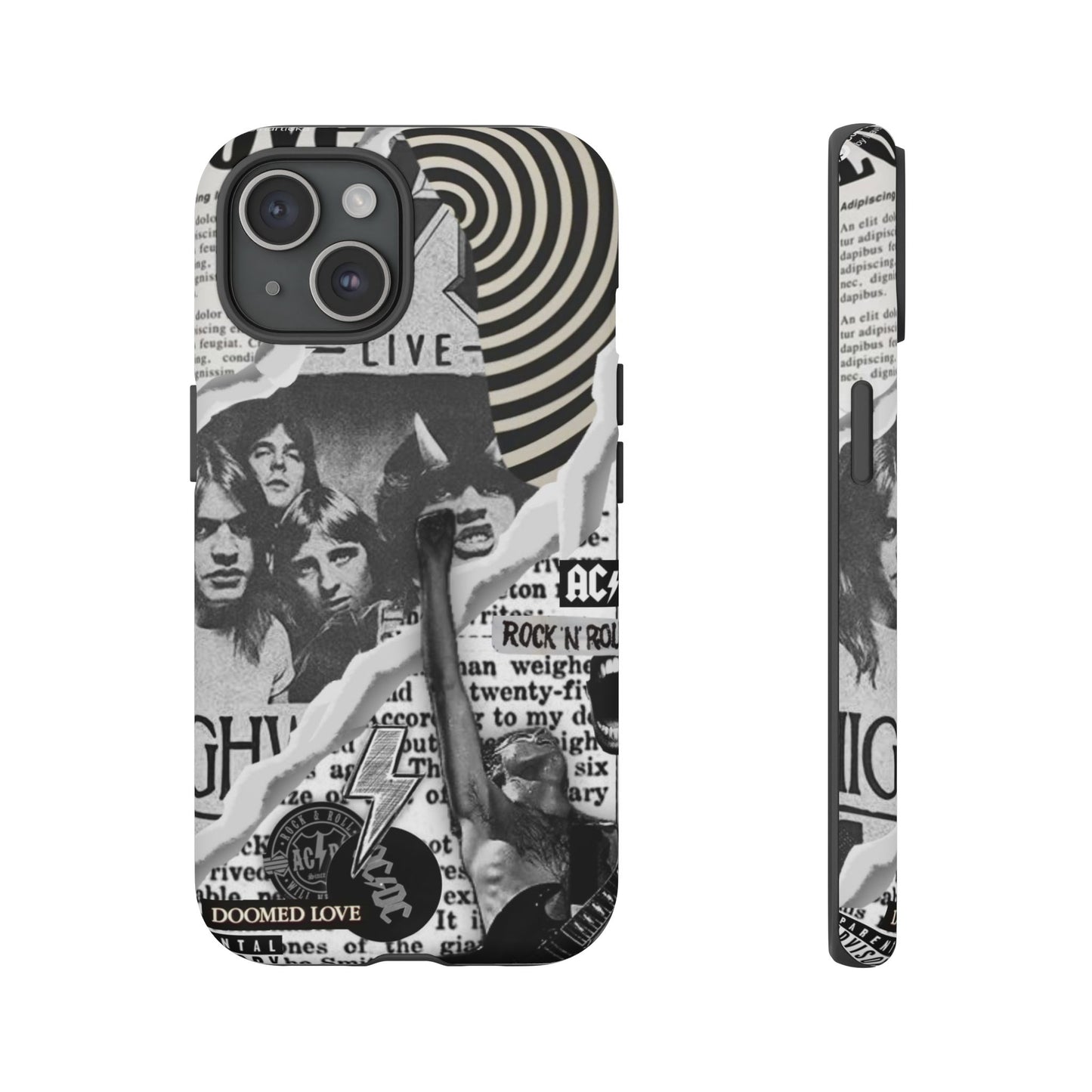 Rock Band Phone Case | Tough Cases, AC/DC Design, Music Lover Gift, Unique Phone Accessory, Birthday Present