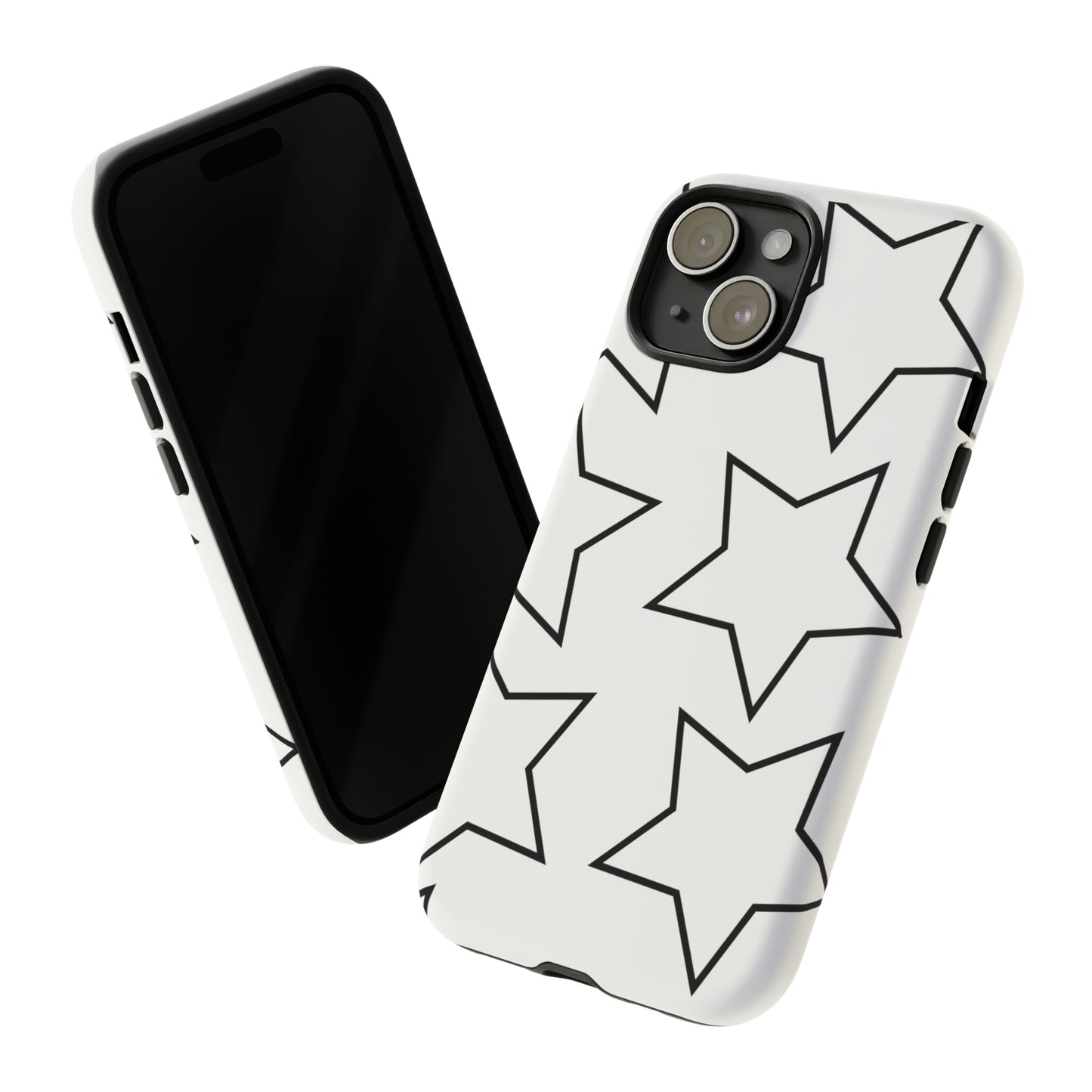 White Big Stars Case