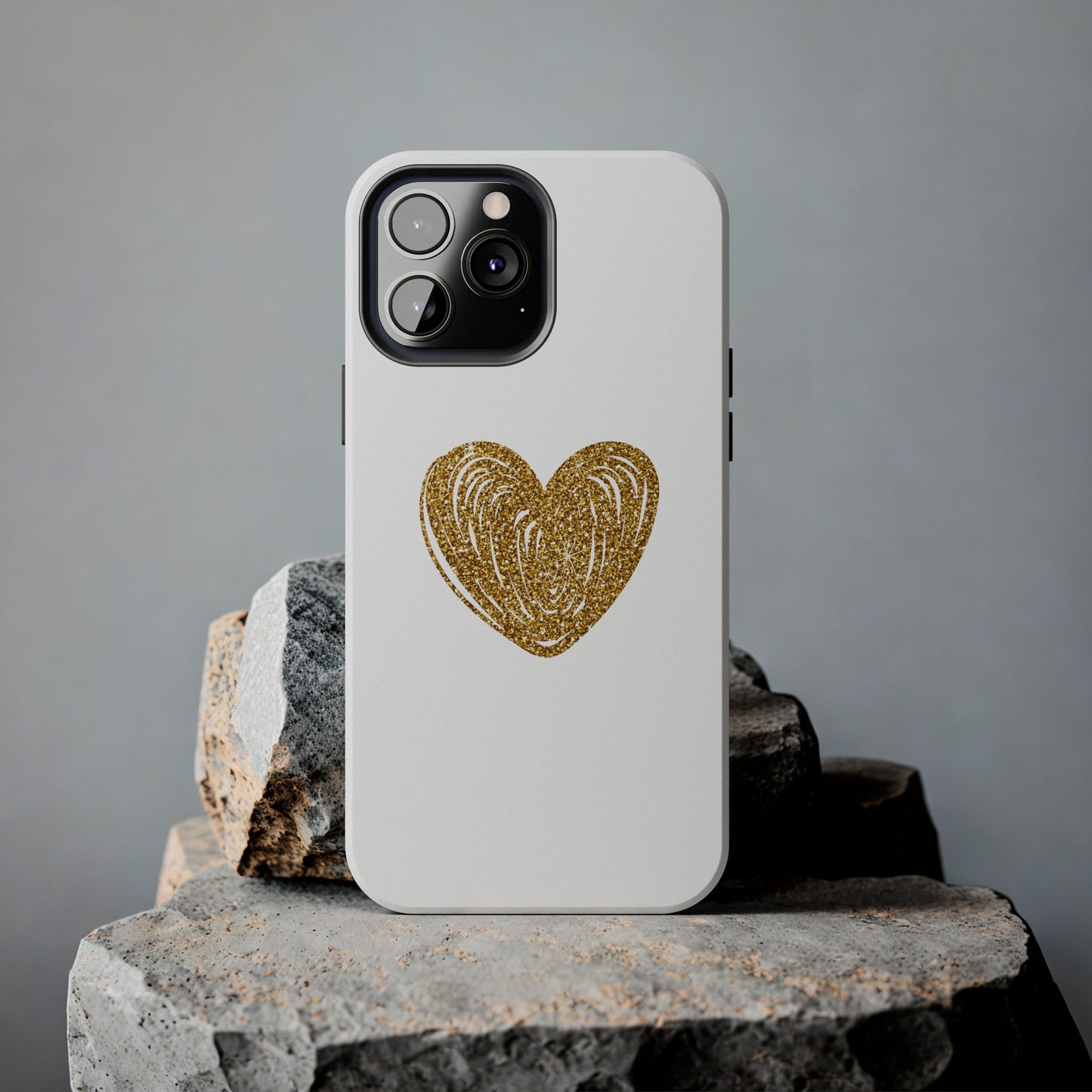 Golden Heart Phone Case