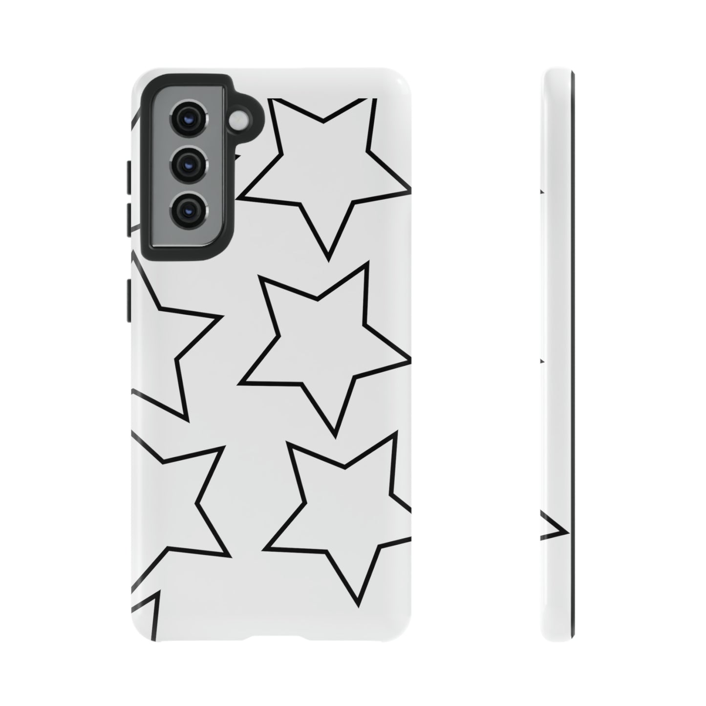 White Big Stars Case