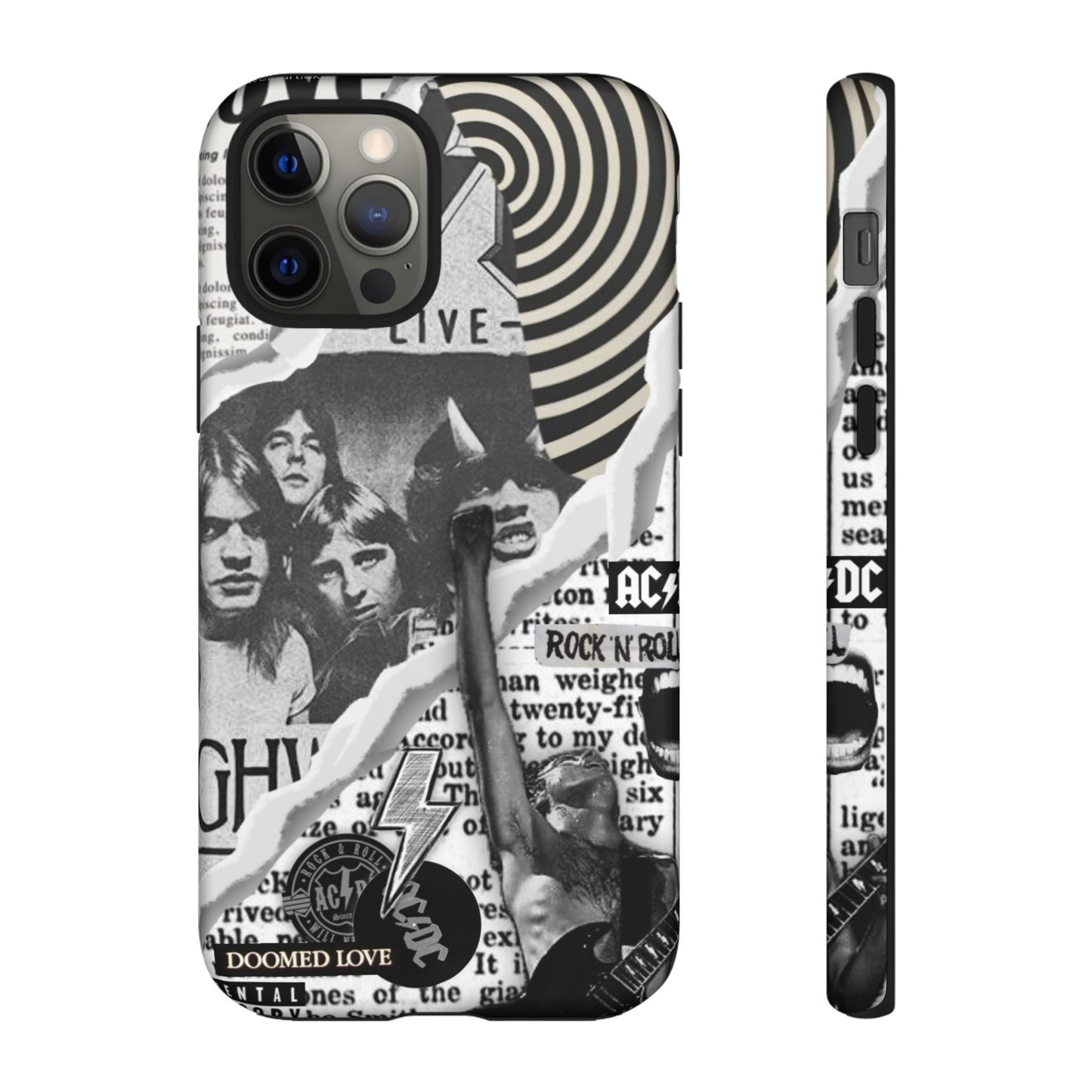 Rock Band Phone Case | Tough Cases, AC/DC Design, Music Lover Gift, Unique Phone Accessory, Birthday Present