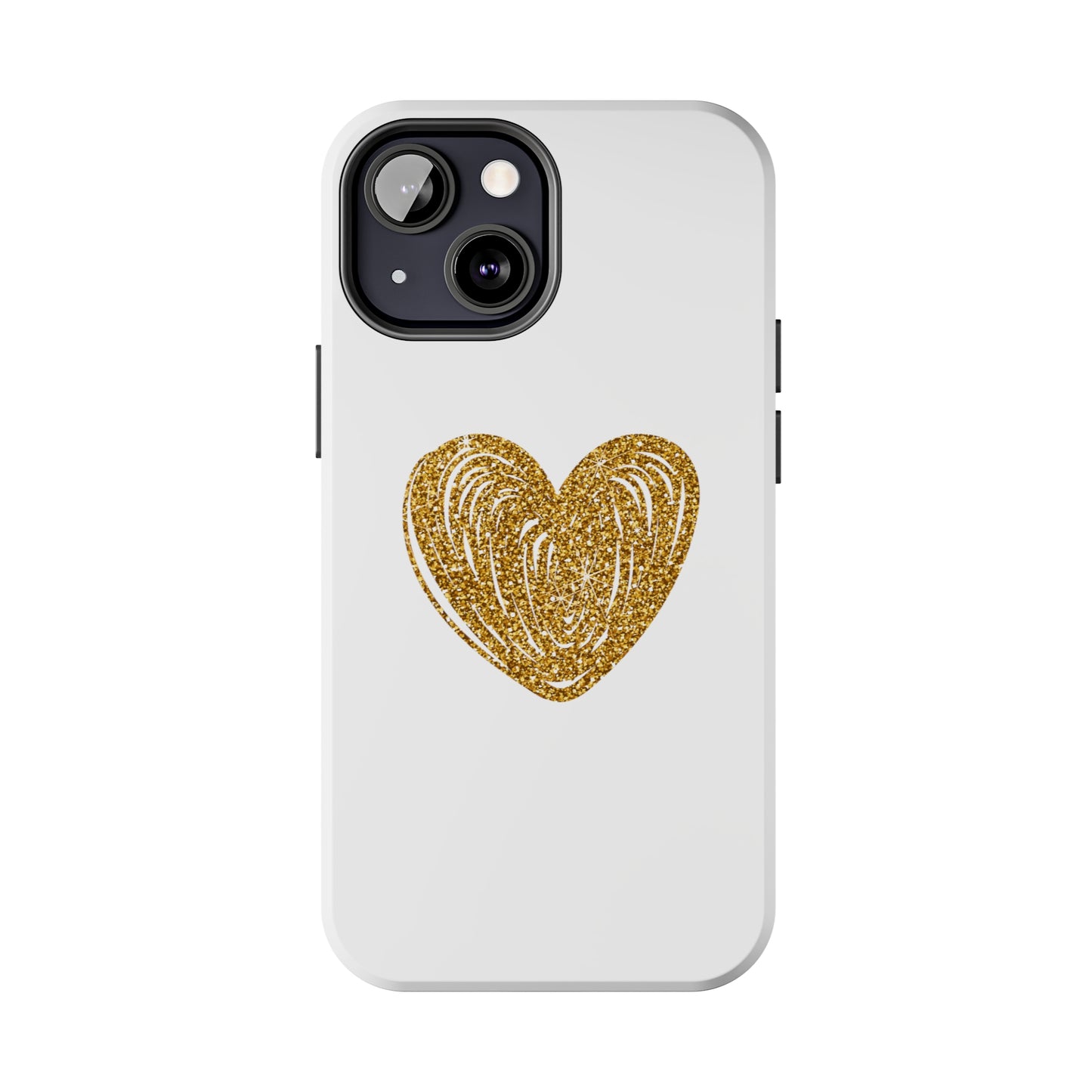 Golden Heart Phone Case