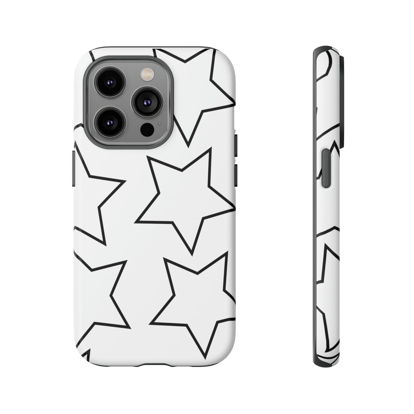 White Big Stars Case
