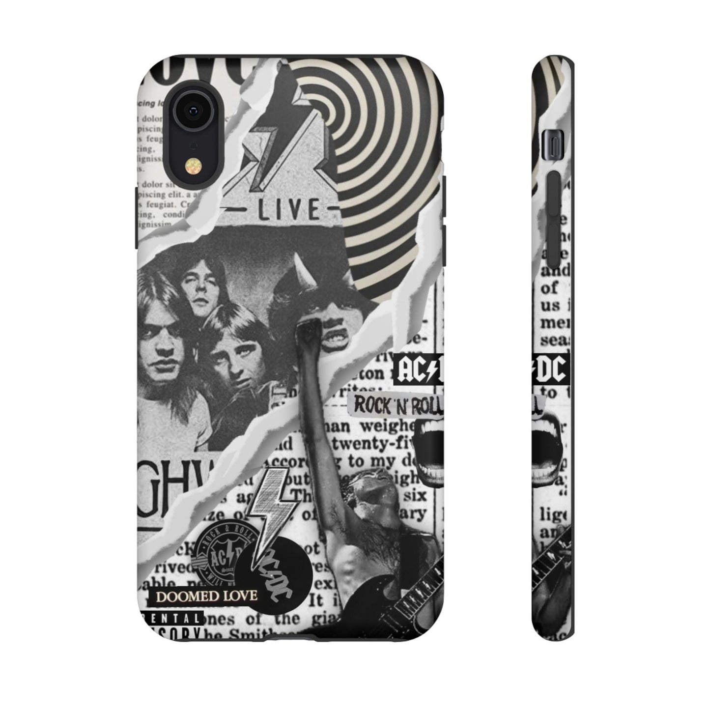 Rock Band Phone Case | Tough Cases, AC/DC Design, Music Lover Gift, Unique Phone Accessory, Birthday Present