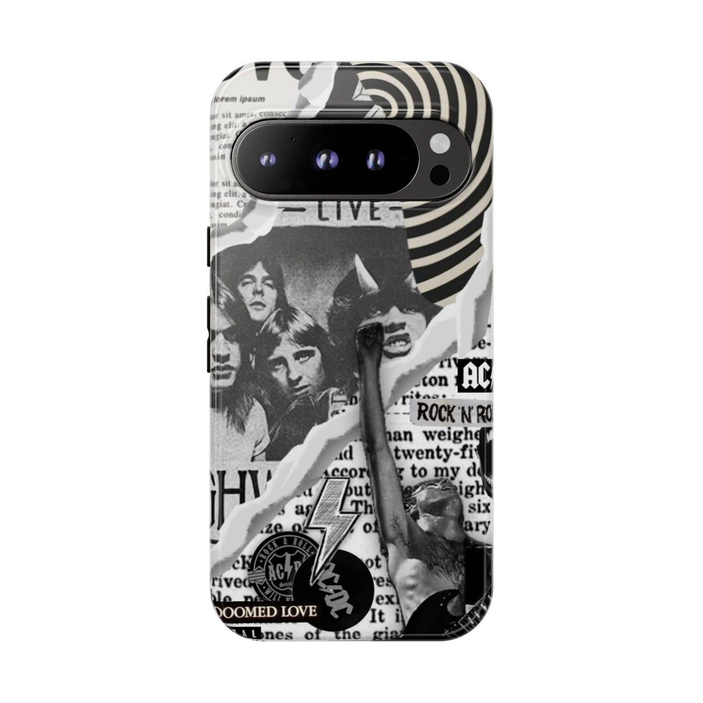 Rock Band Phone Case | Tough Cases, AC/DC Design, Music Lover Gift, Unique Phone Accessory, Birthday Present