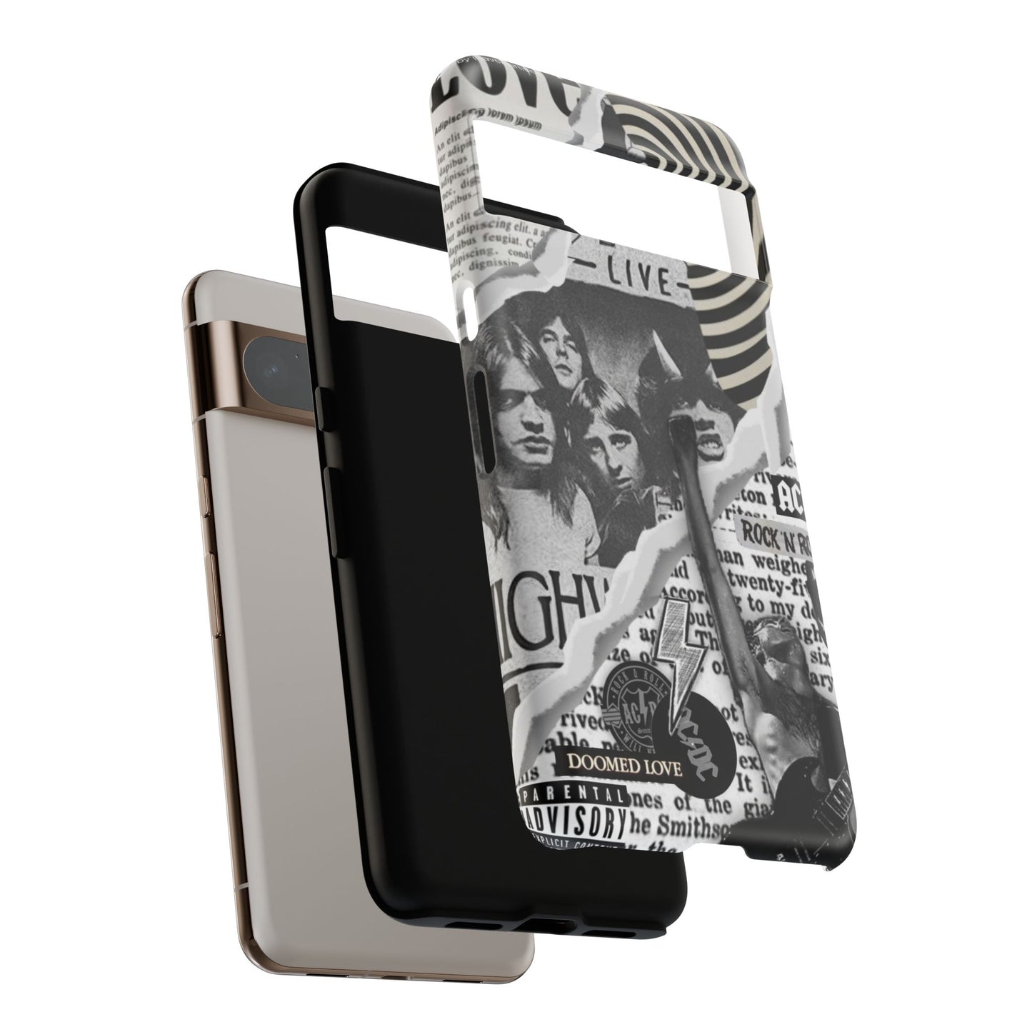 Rock Band Phone Case | Tough Cases, AC/DC Design, Music Lover Gift, Unique Phone Accessory, Birthday Present