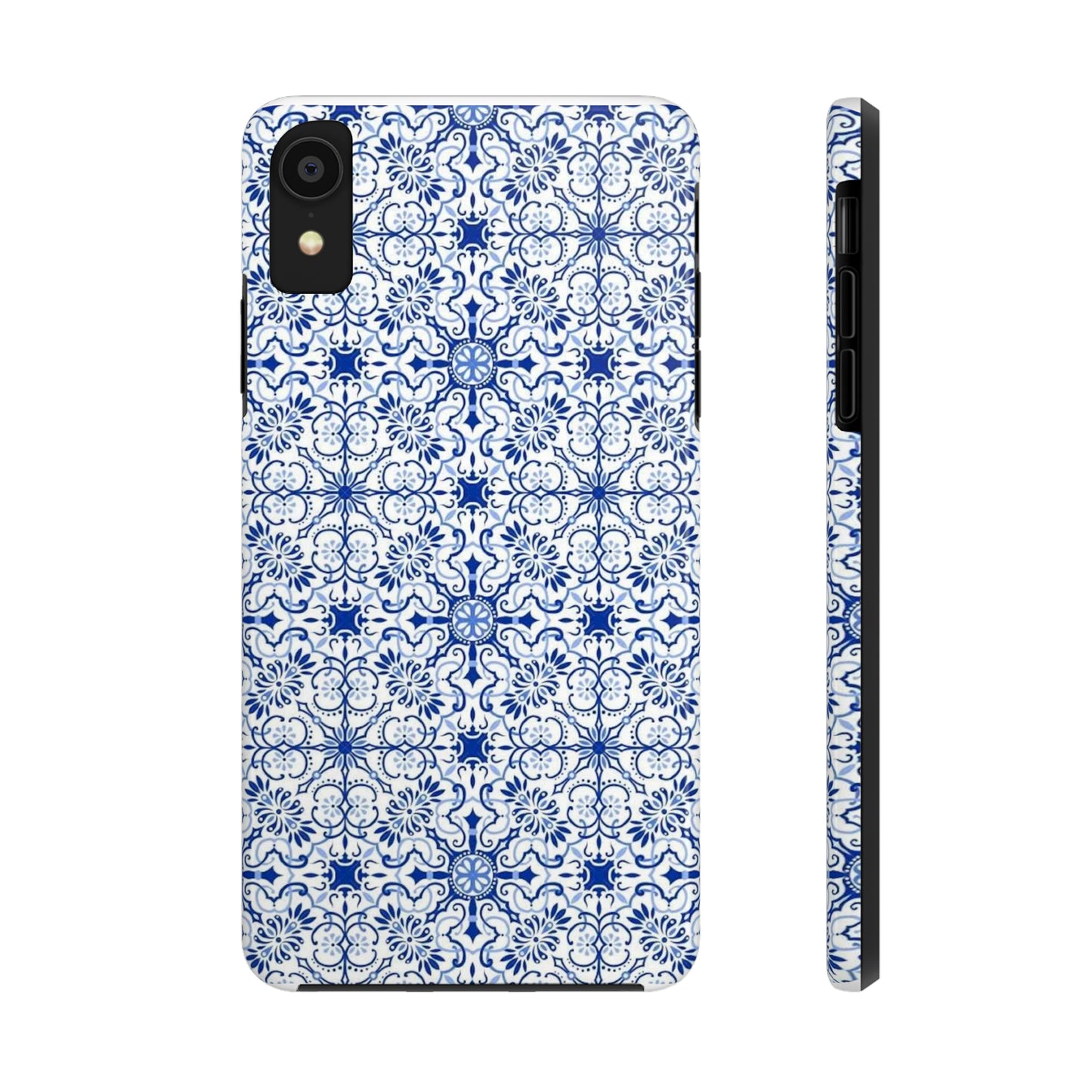 Thin Line Blue Pattern Phone Case