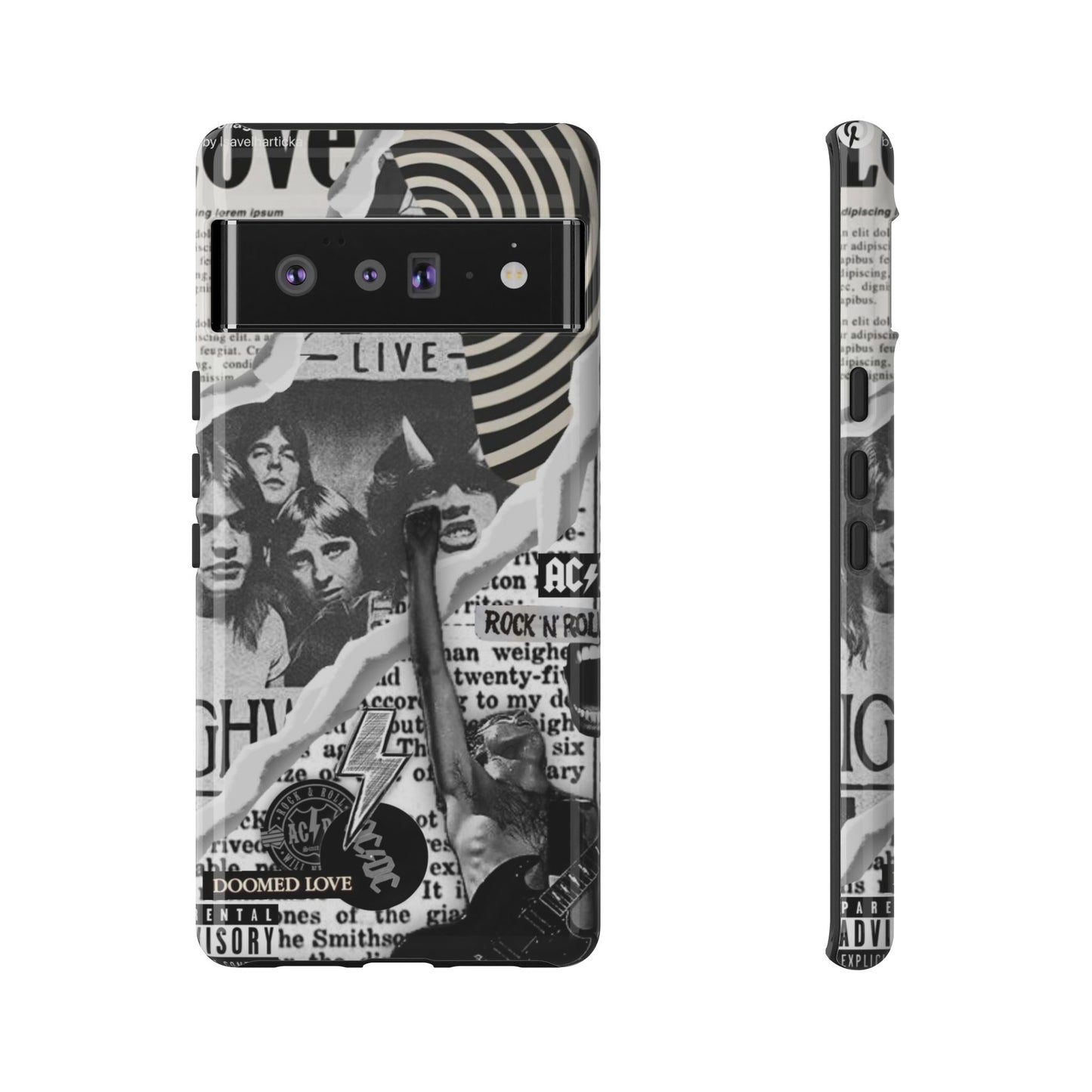 Rock Band Phone Case | Tough Cases, AC/DC Design, Music Lover Gift, Unique Phone Accessory, Birthday Present