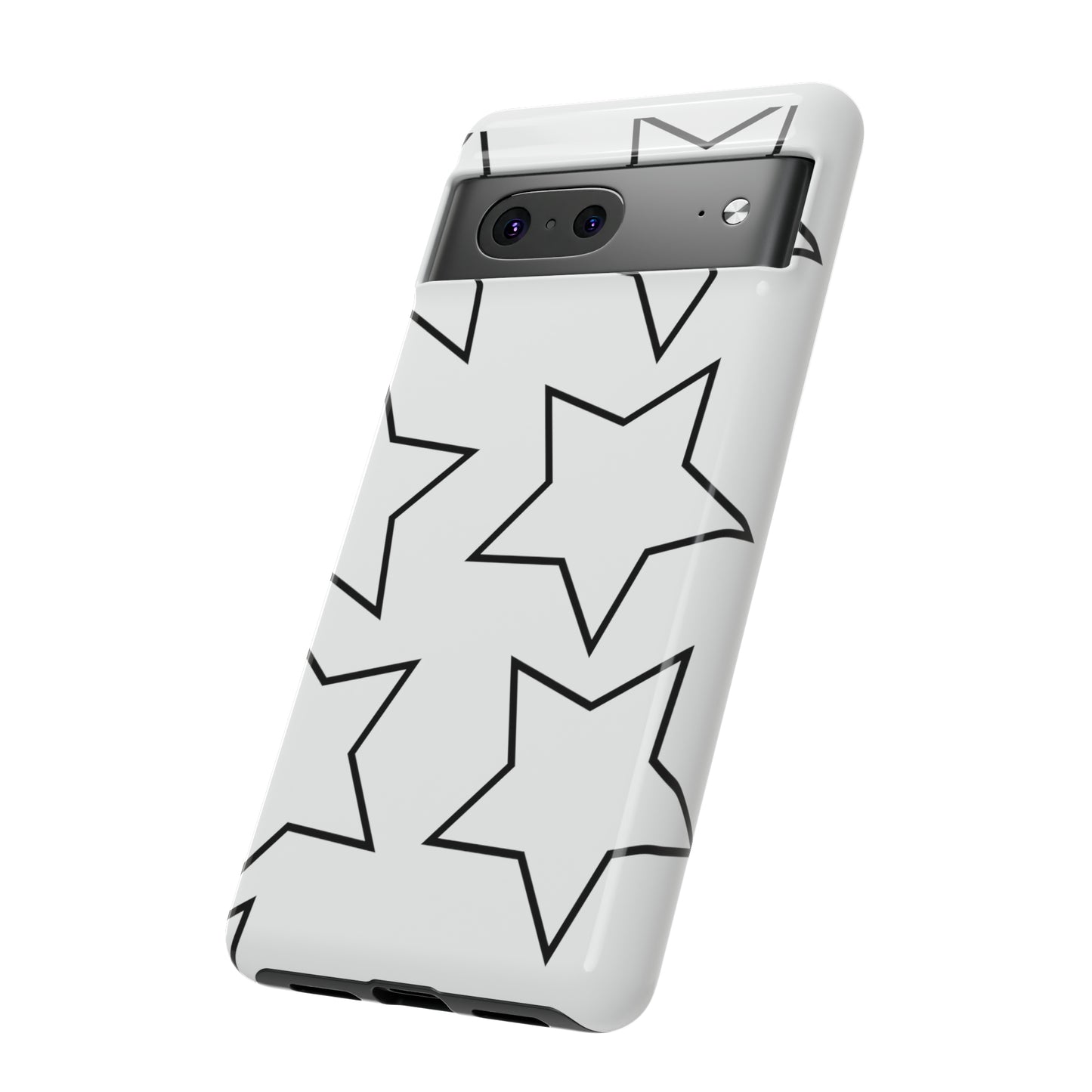 White Big Stars Case