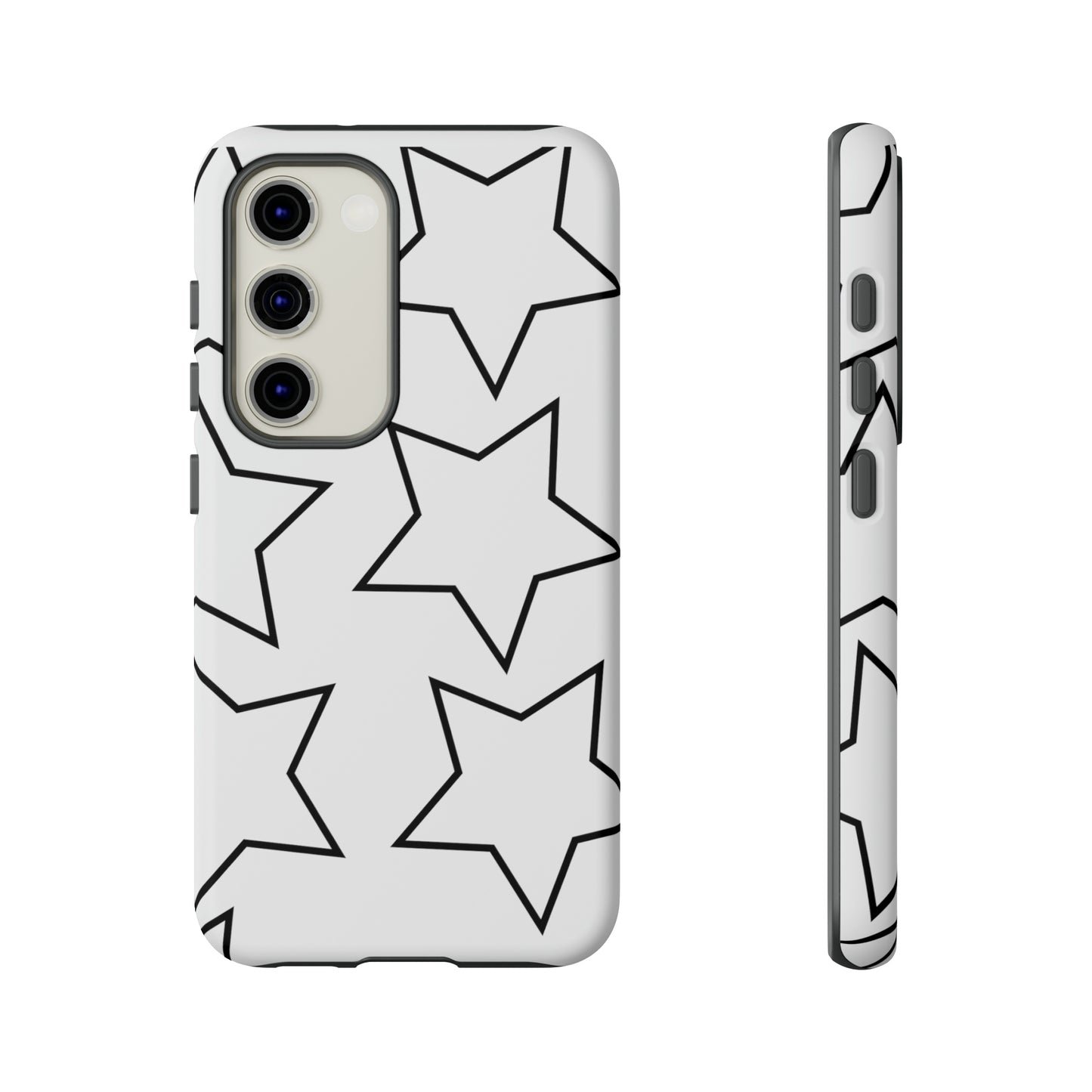 White Big Stars Case