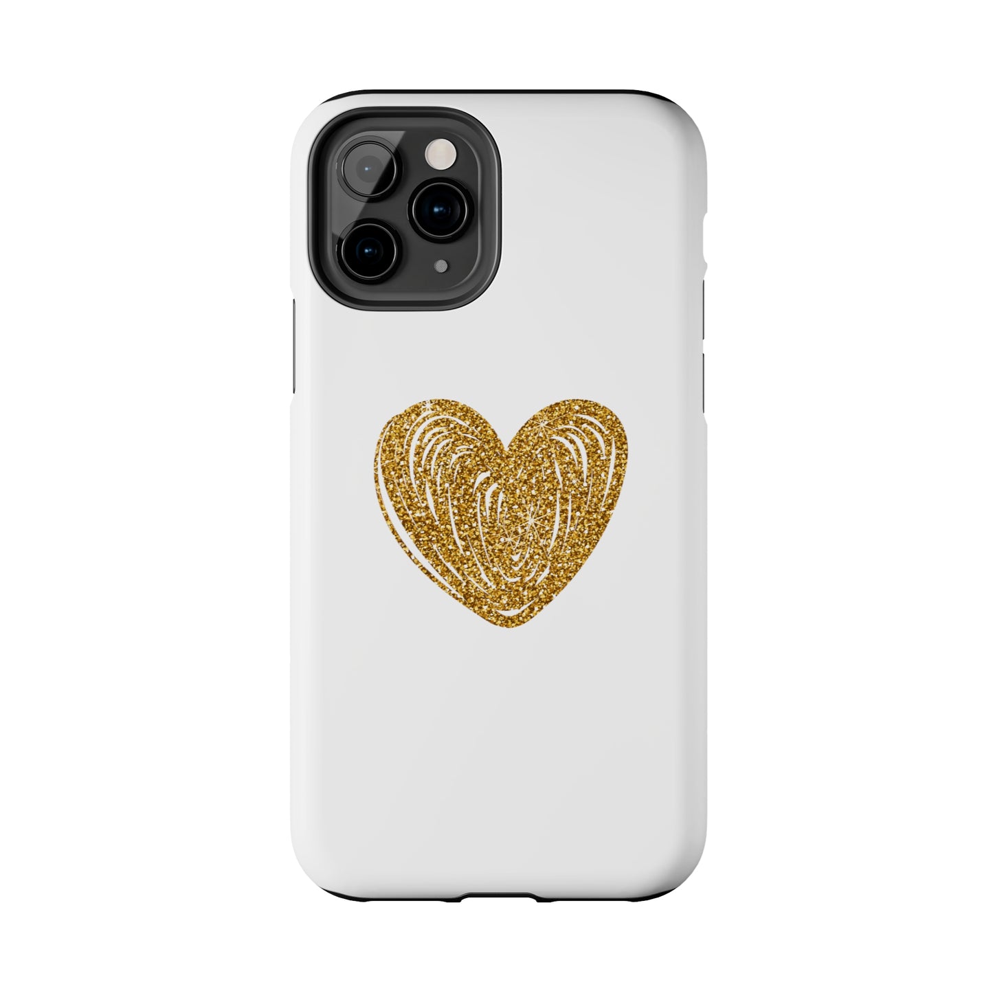 Golden Heart Phone Case