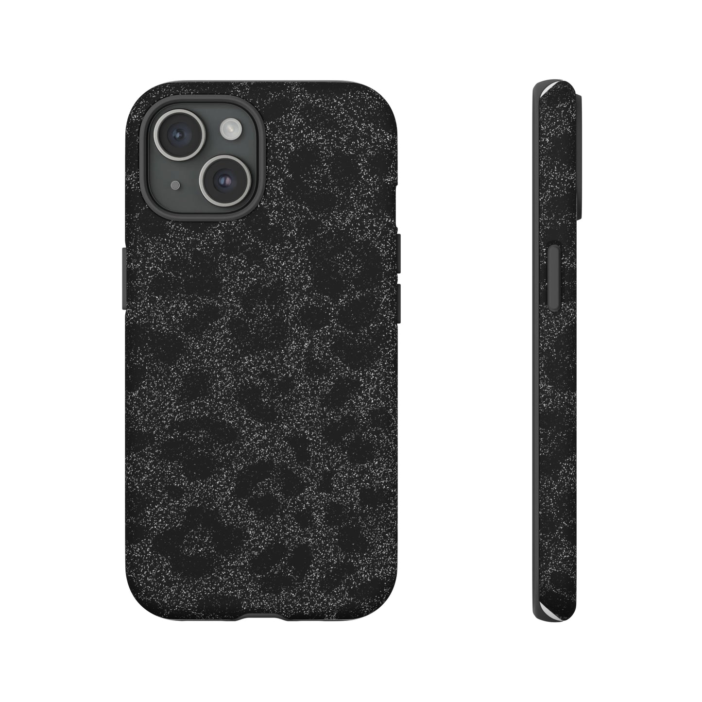 Black Leopard Print Case