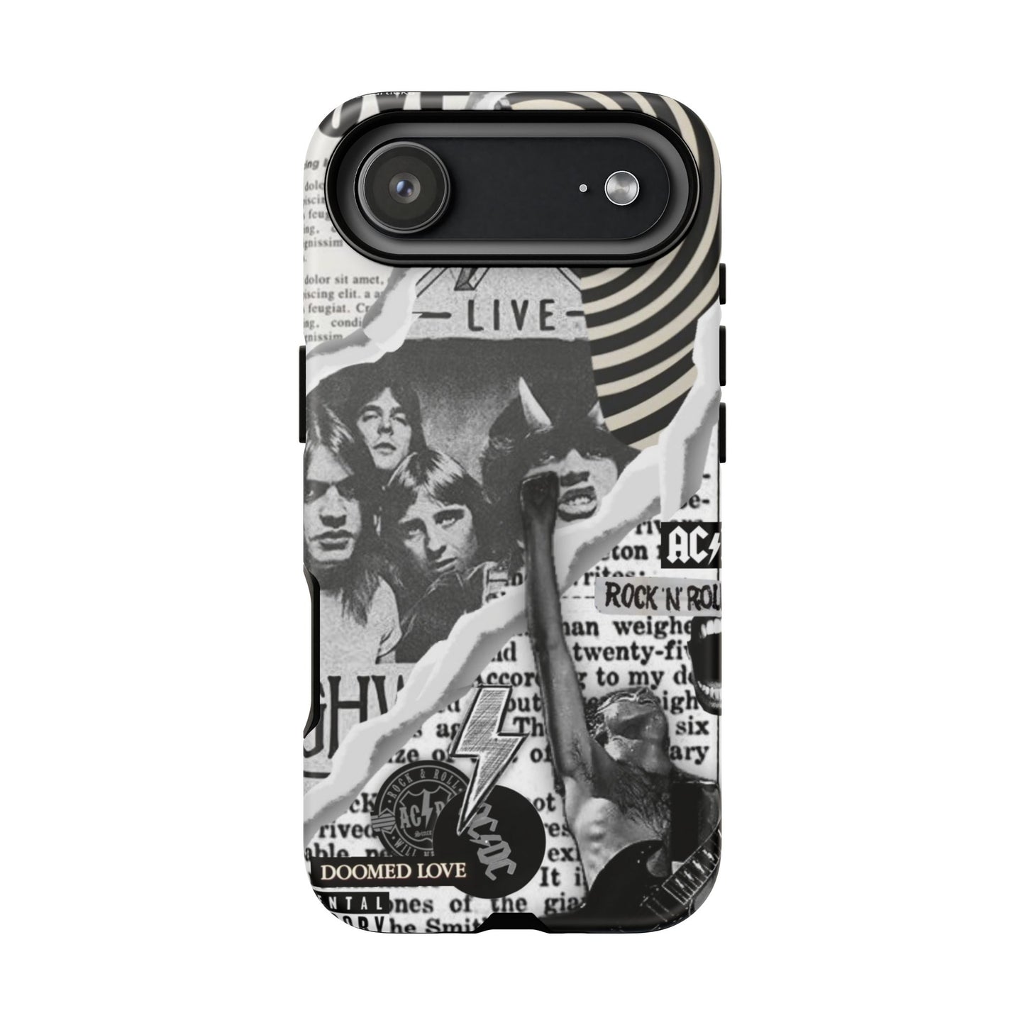 Rock Band Phone Case | Tough Cases, AC/DC Design, Music Lover Gift, Unique Phone Accessory, Birthday Present