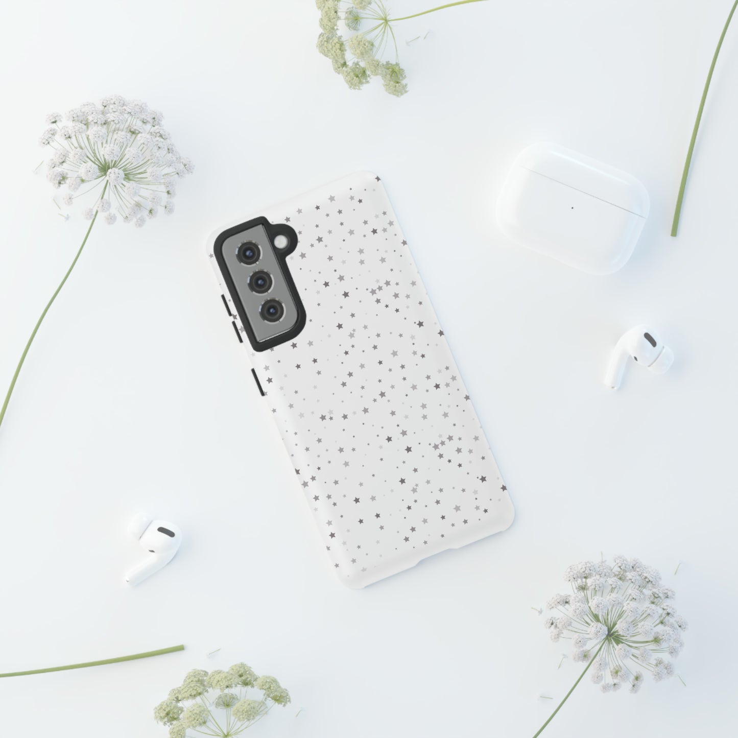 White Tiny Stars Case