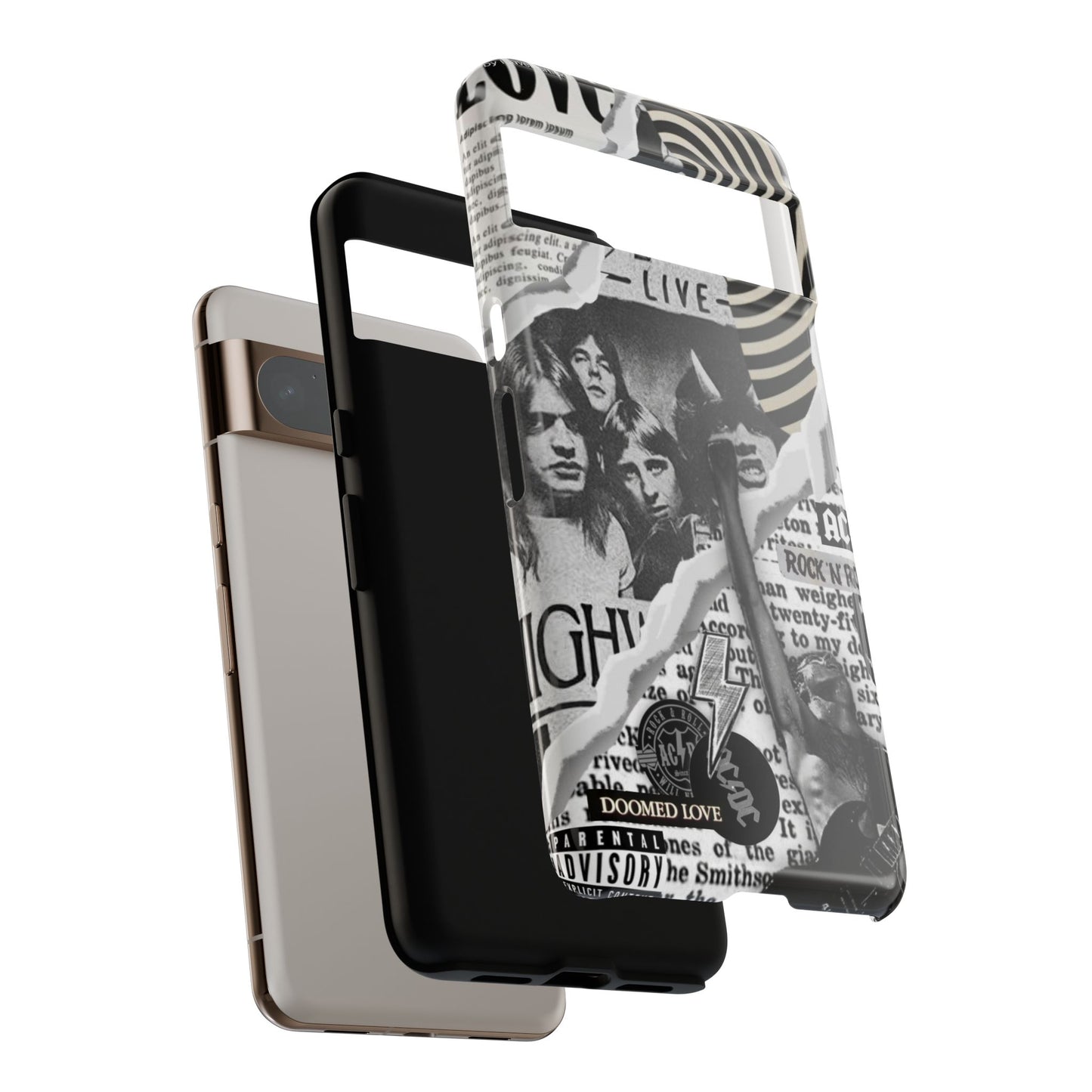 Rock Band Phone Case | Tough Cases, AC/DC Design, Music Lover Gift, Unique Phone Accessory, Birthday Present