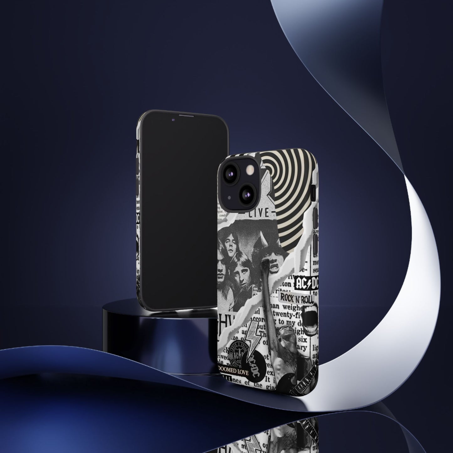 Rock Band Phone Case | Tough Cases, AC/DC Design, Music Lover Gift, Unique Phone Accessory, Birthday Present