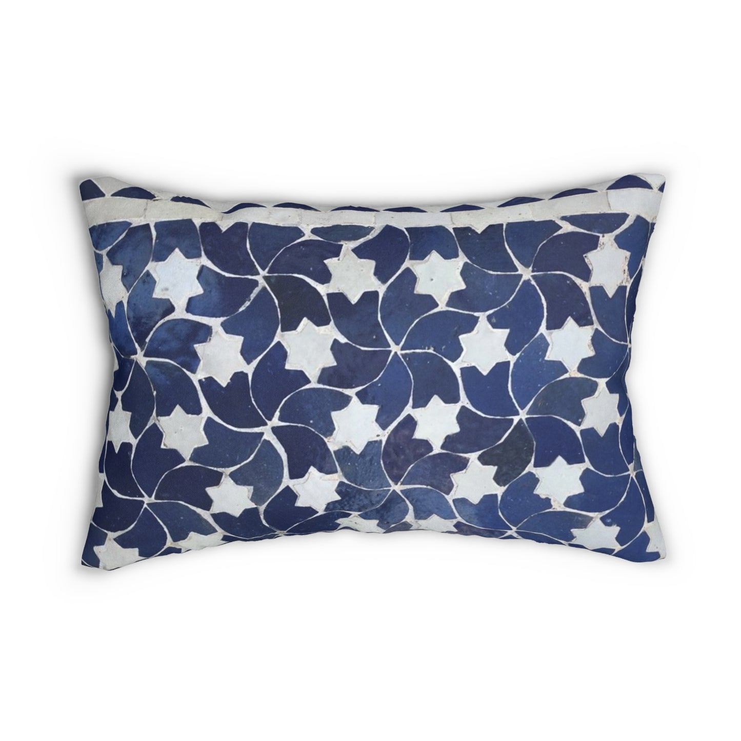 Tile Pattern Lumbar Pillow