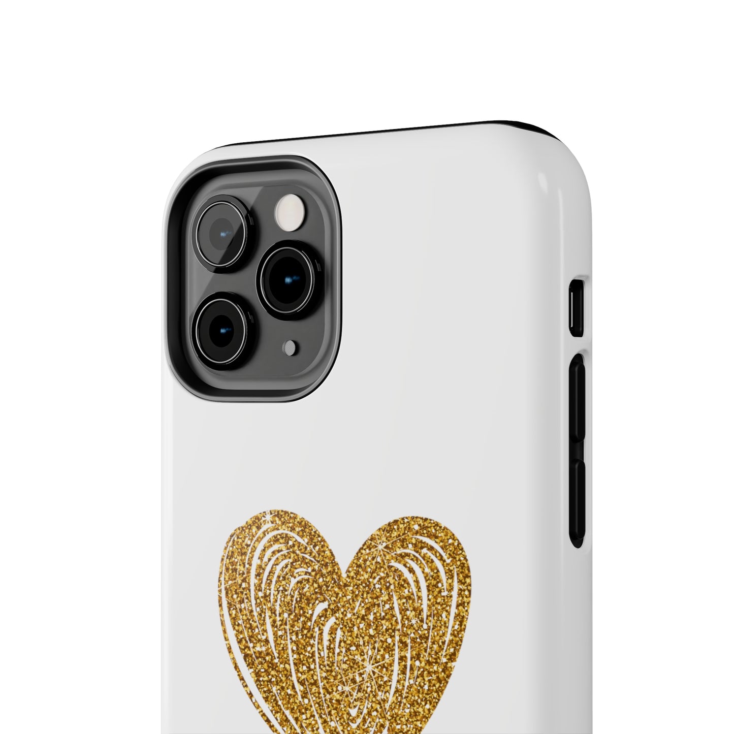 Golden Heart Phone Case