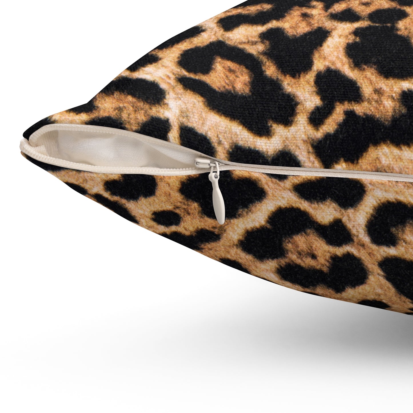 Leopard Print Square Pillow